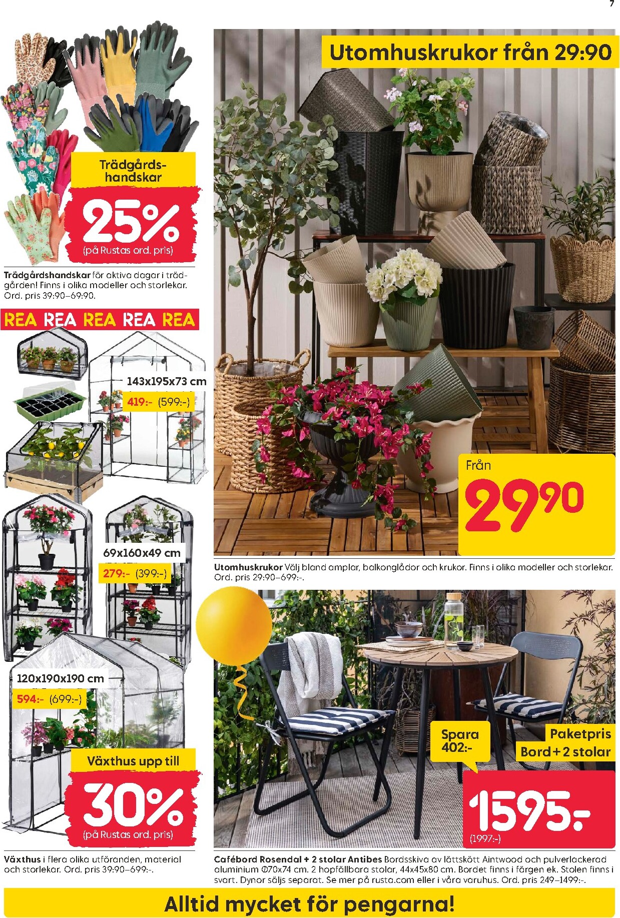 rusta - Aktuellt Rusta reklamblad giltigt från måndag 27/04/2026 till söndag 03/05/2026 - page: 7