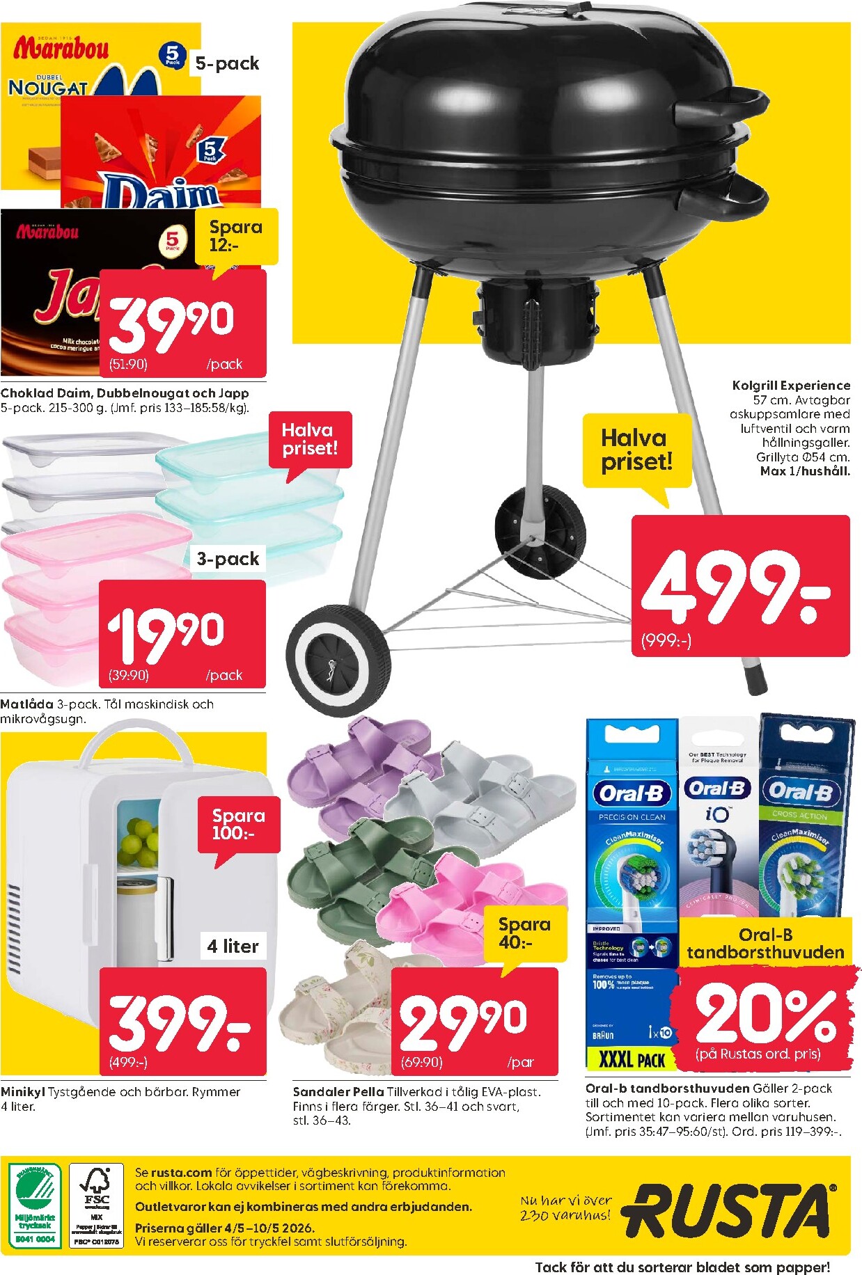 rusta - Aktuellt Rusta reklamblad giltigt från måndag 04/05/2026 till söndag 10/05/2026 - page: 20
