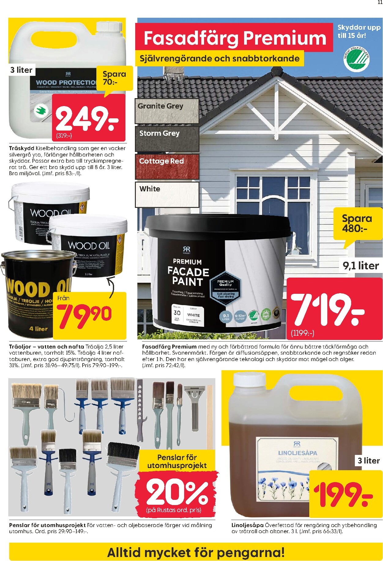 rusta - Aktuellt Rusta reklamblad giltigt från måndag 04/05/2026 till söndag 10/05/2026 - page: 11