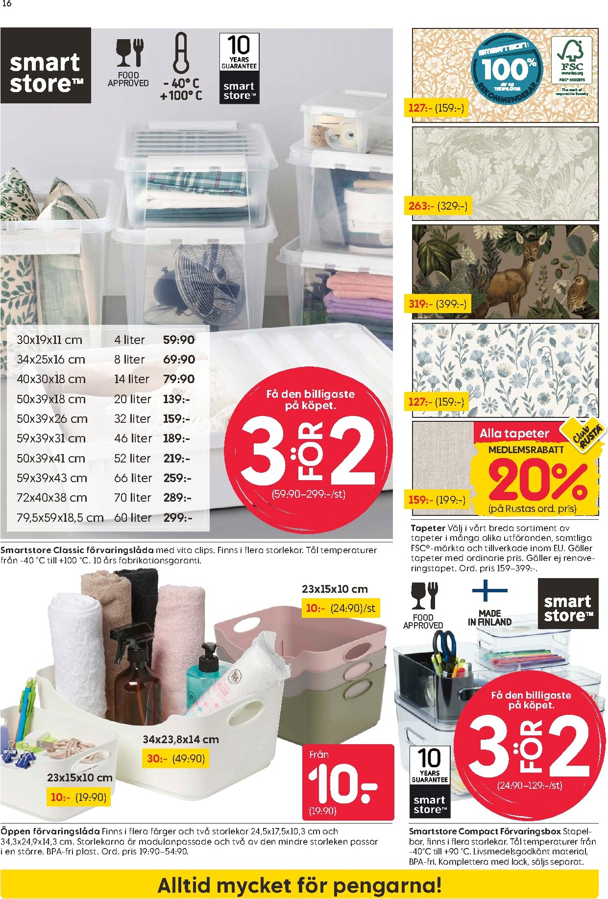 rusta - Aktuellt Rusta reklamblad giltigt från måndag 04/05/2026 till söndag 10/05/2026 - page: 16