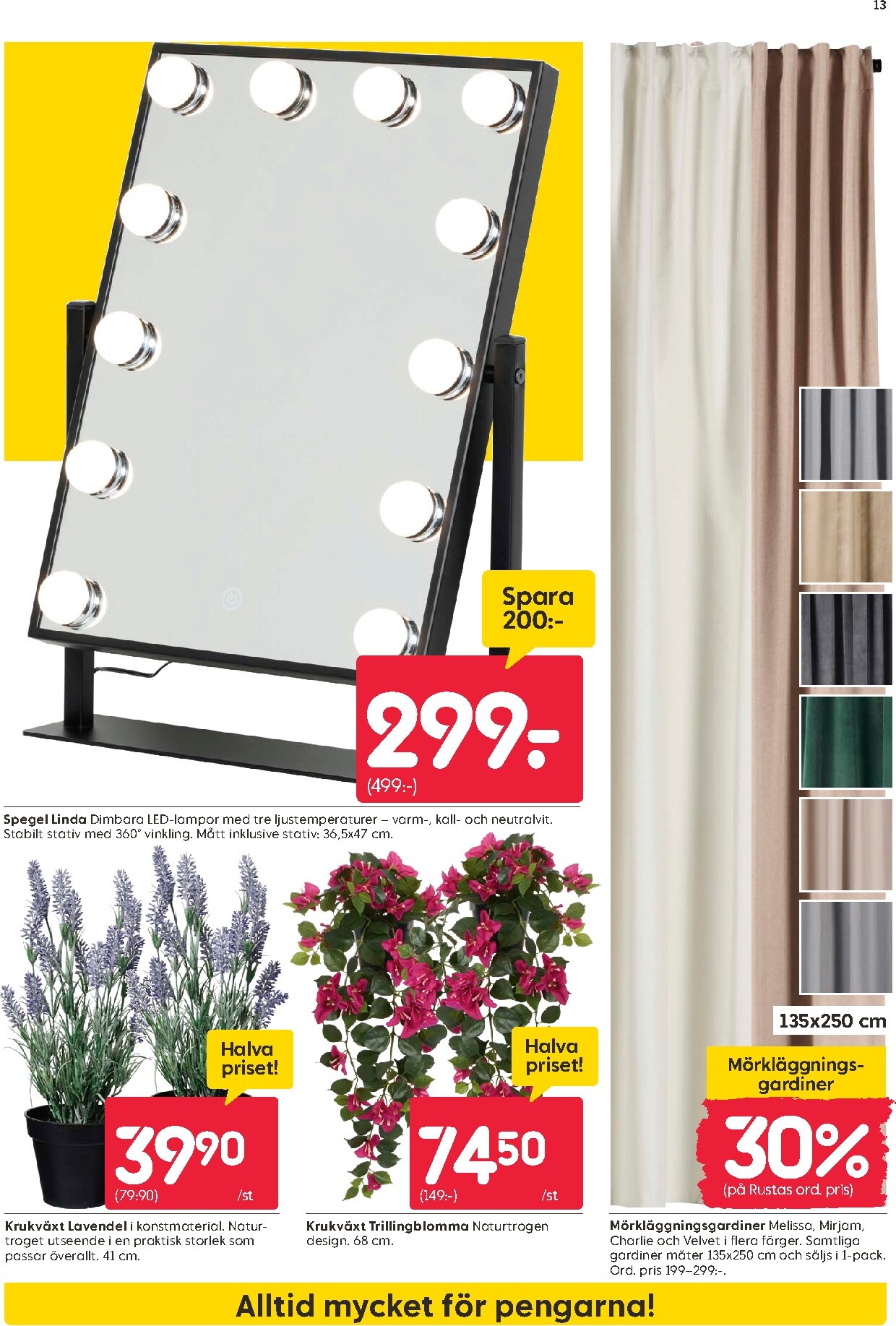 rusta - Aktuellt Rusta reklamblad giltigt från måndag 04/05/2026 till söndag 10/05/2026 - page: 13