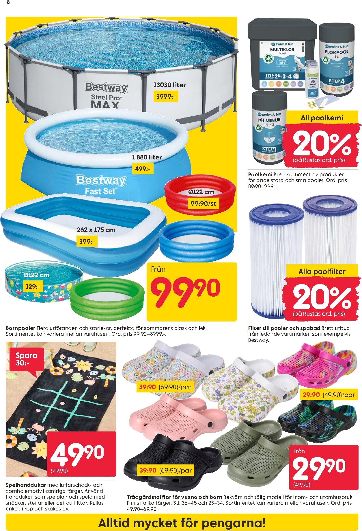 rusta - Aktuellt Rusta reklamblad giltigt från måndag 04/05/2026 till söndag 10/05/2026 - page: 8