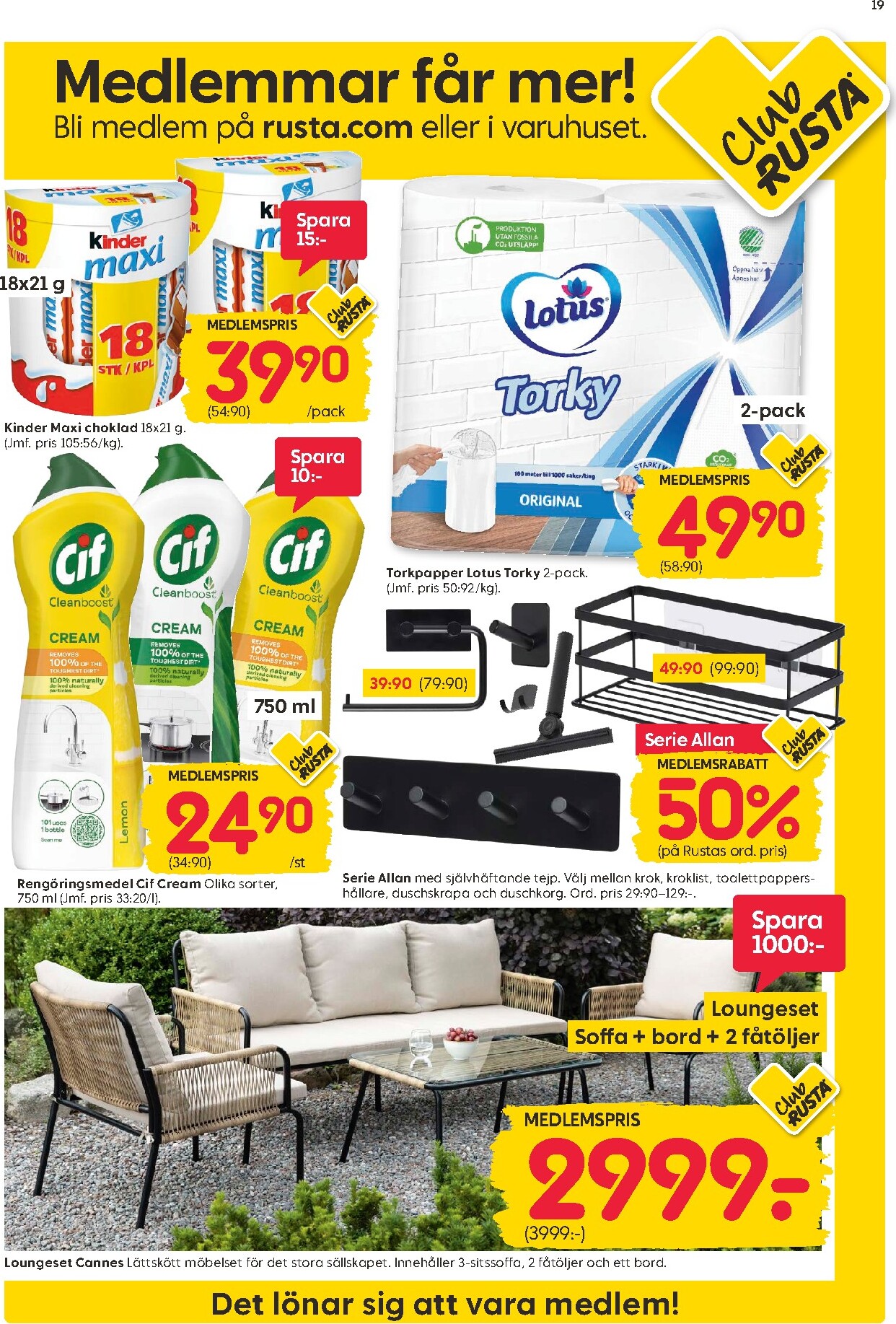 rusta - Aktuellt Rusta reklamblad giltigt från måndag 04/05/2026 till söndag 10/05/2026 - page: 19