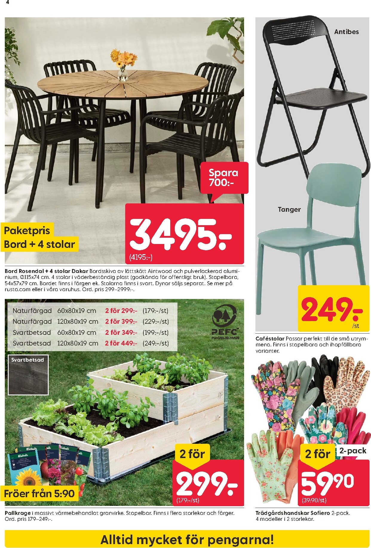 rusta - Aktuellt Rusta reklamblad giltigt från måndag 04/05/2026 till söndag 10/05/2026 - page: 4