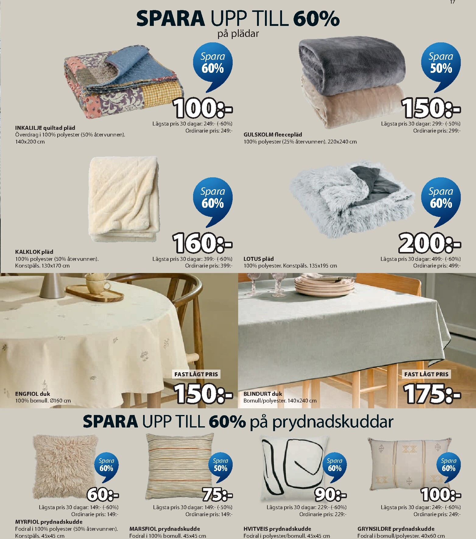 jysk - Aktuellt JYSK reklamblad från måndag, 29/06/2026 till söndag, 26/07/2026 - page: 17