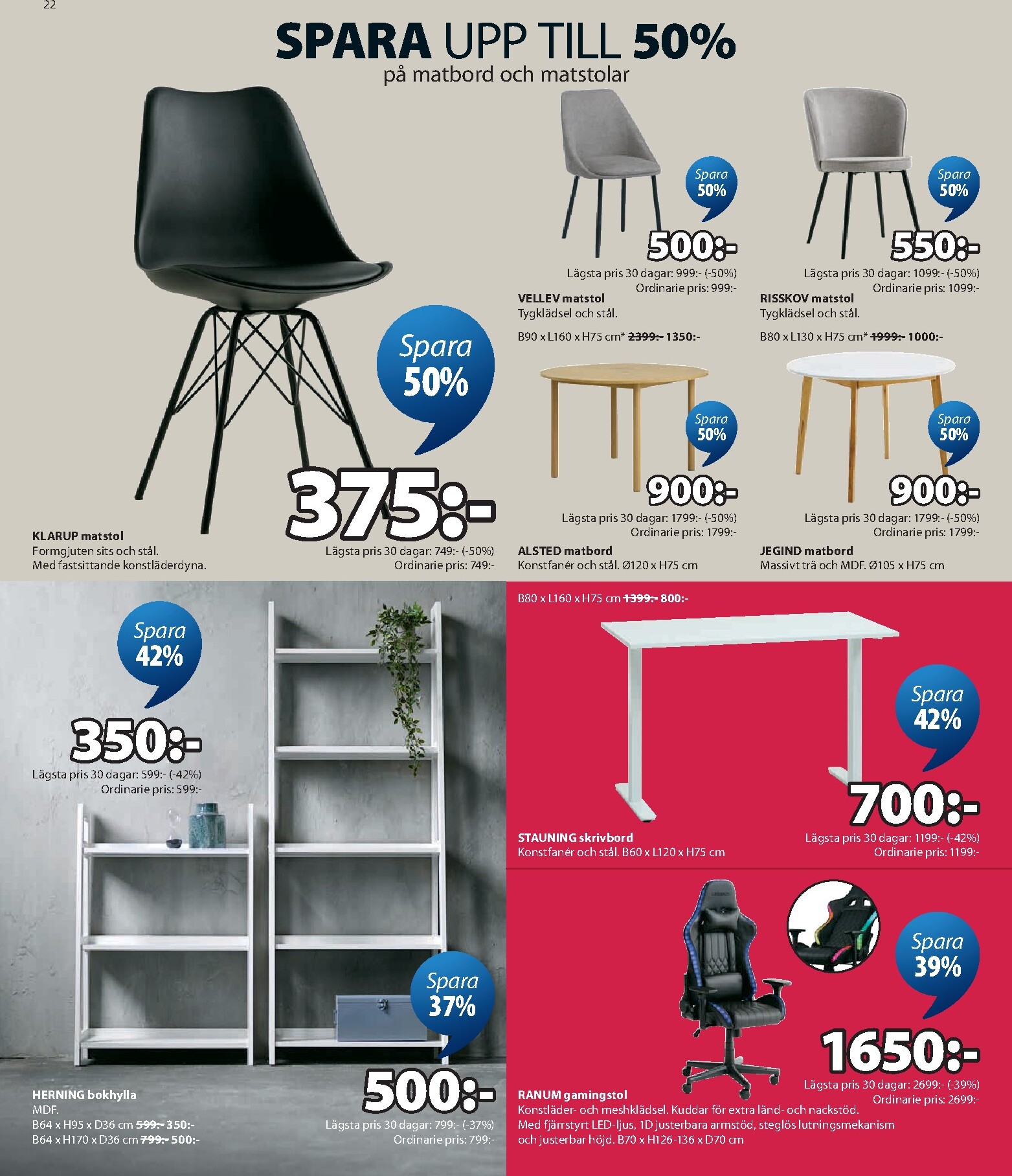 jysk - Aktuellt JYSK reklamblad från måndag, 29/06/2026 till söndag, 26/07/2026 - page: 22