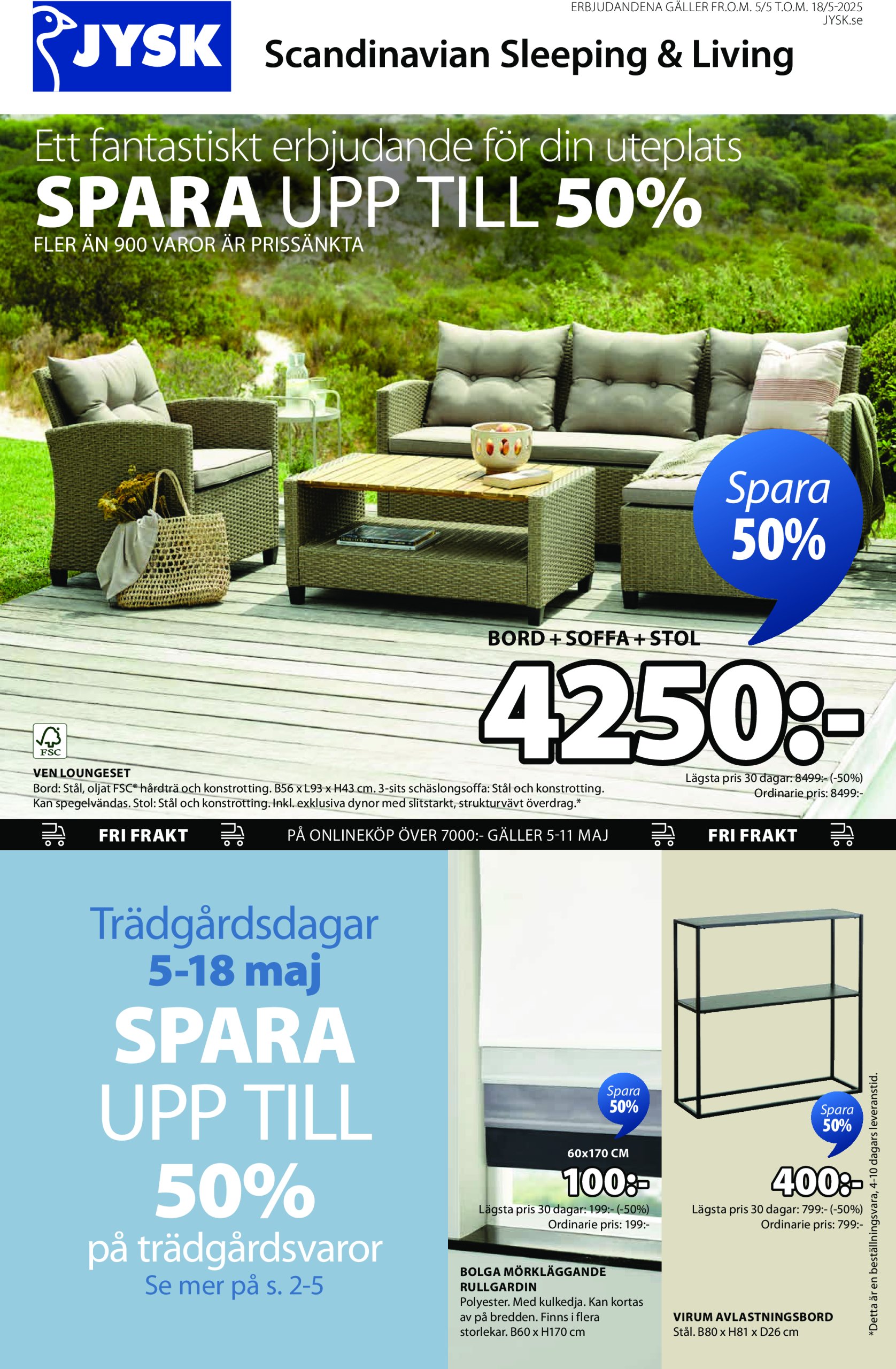 jysk - JYSK-reklambladet giltigt från 05/05 - 18/05