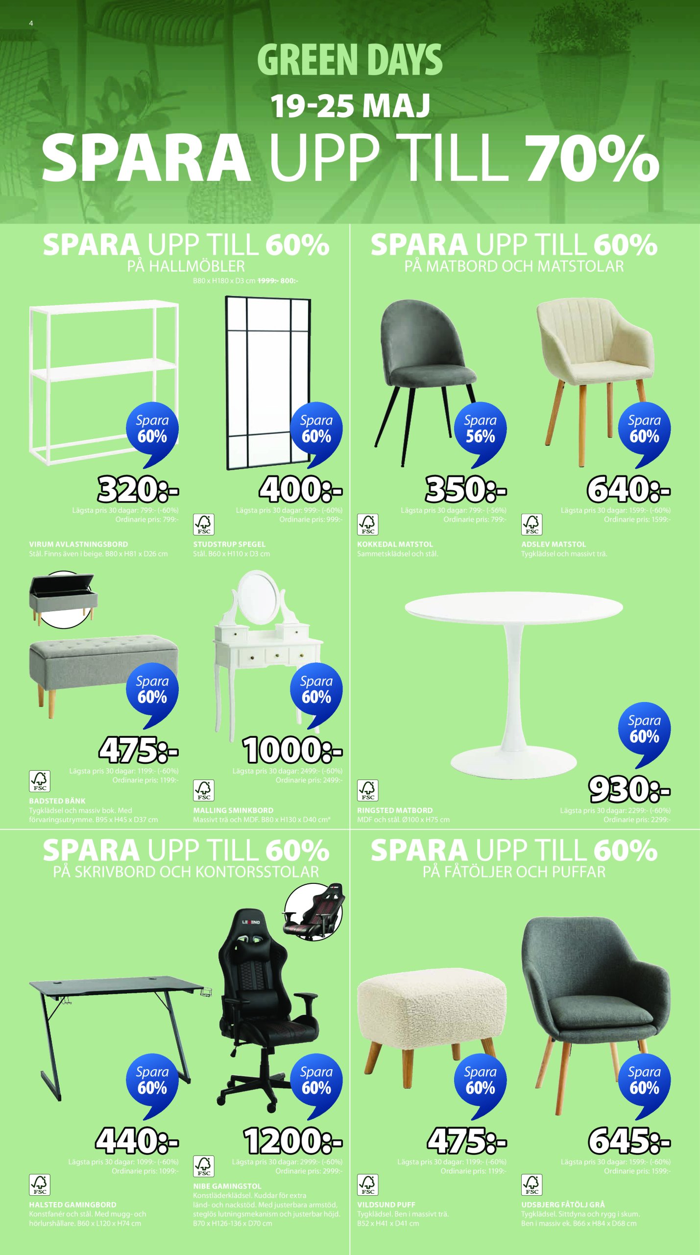 jysk - JYSK-reklambladet giltigt från 19/05 - 25/05 - page: 4