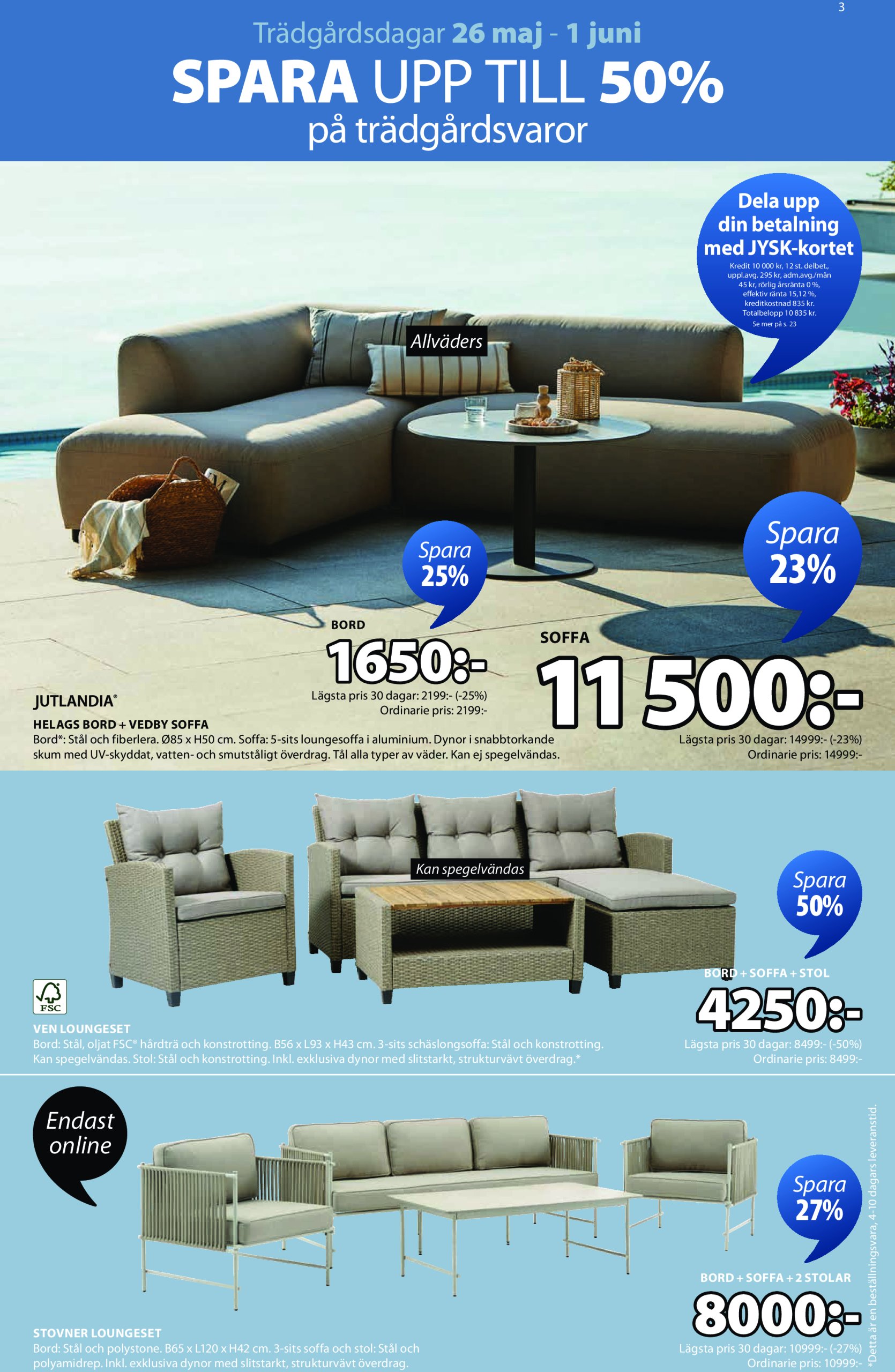jysk - JYSK-reklambladet giltigt från 26/05 - 01/06 - page: 3