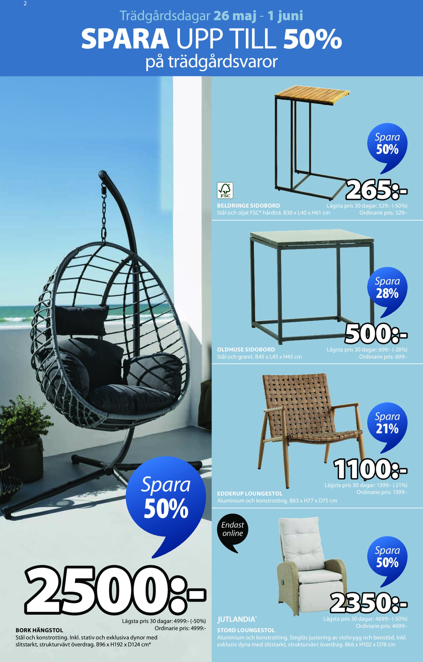 jysk - JYSK-reklambladet giltigt från 26/05 - 01/06 - page: 2