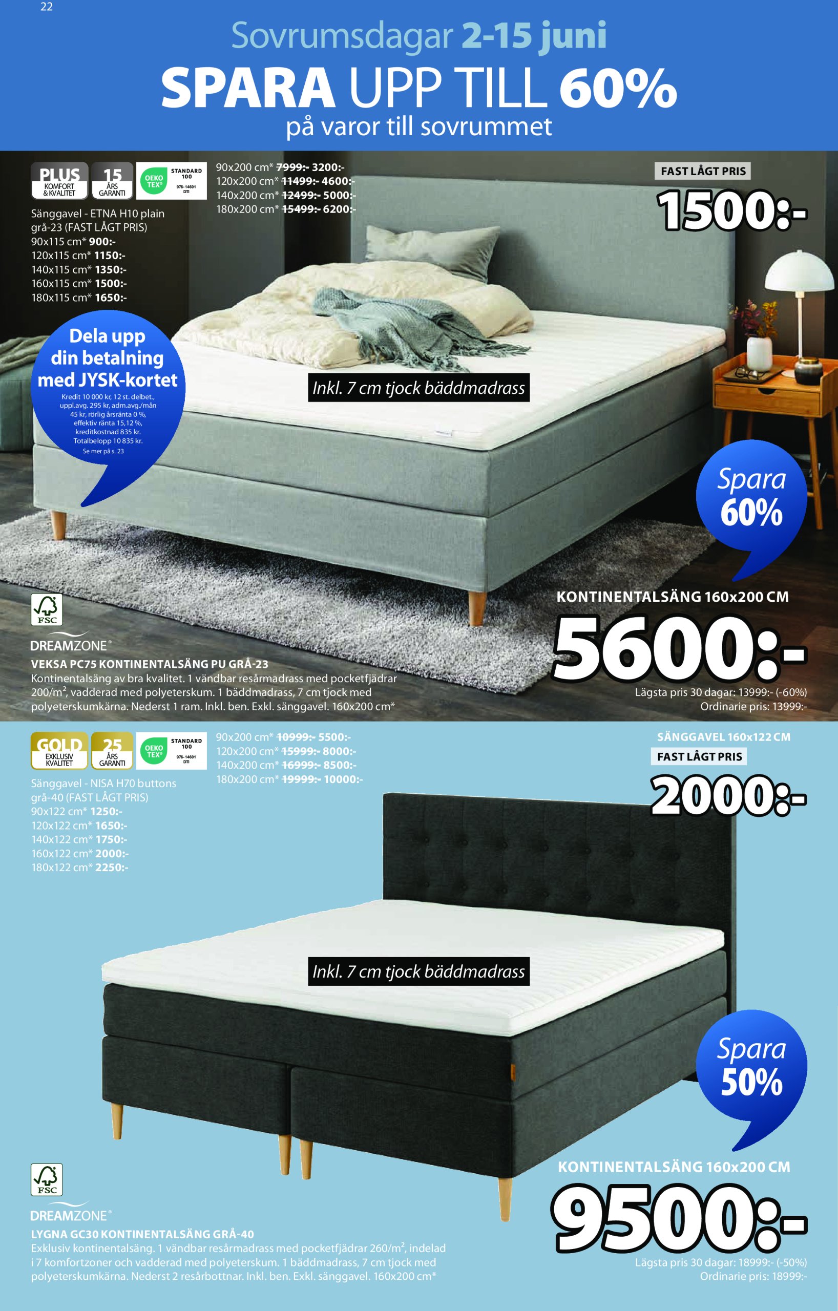 jysk - JYSK-reklambladet giltigt från 02/06 - 15/06 - page: 22
