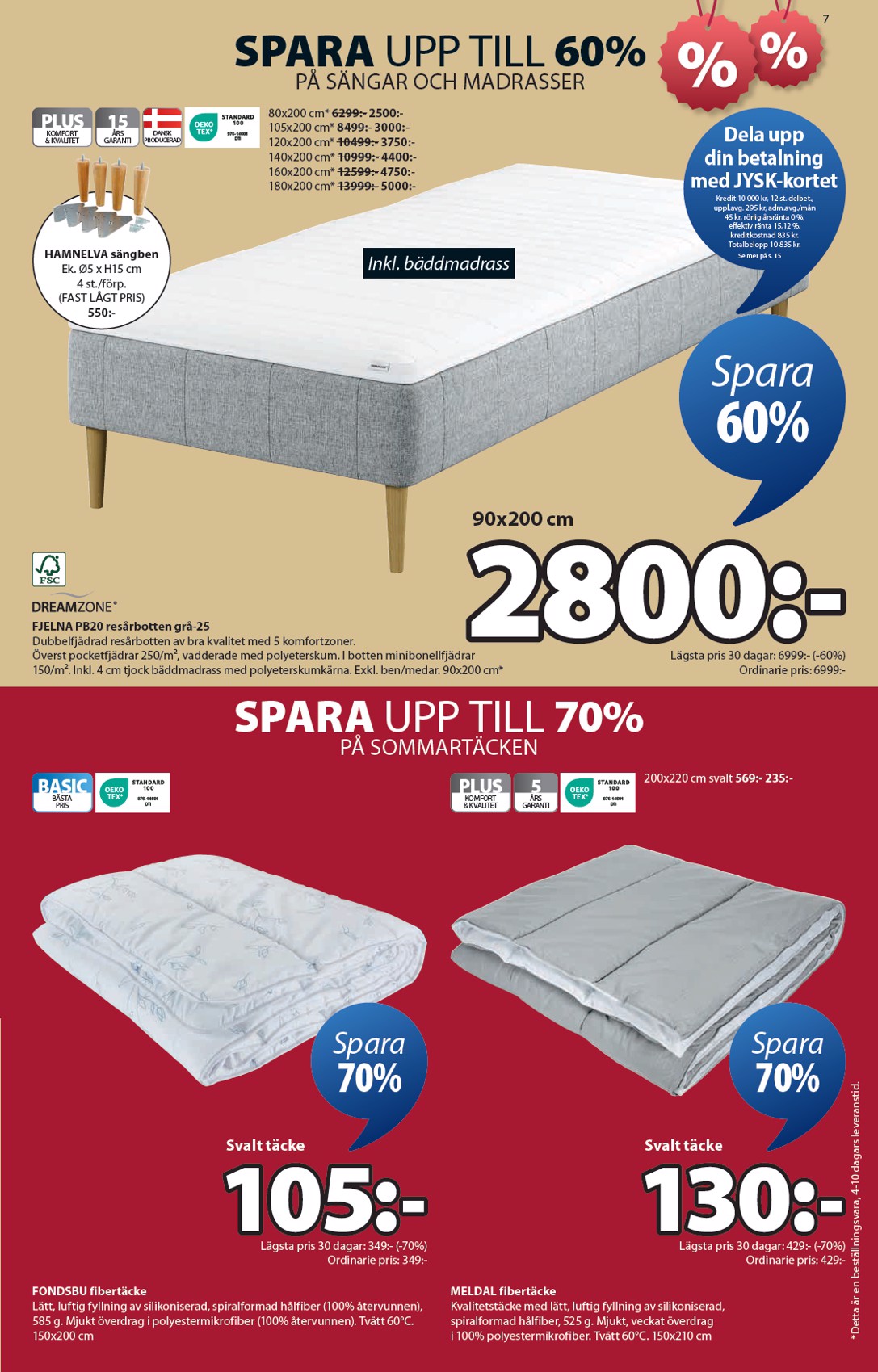 jysk - JYSK-reklambladet giltigt från 09/06 - 22/06 - page: 7