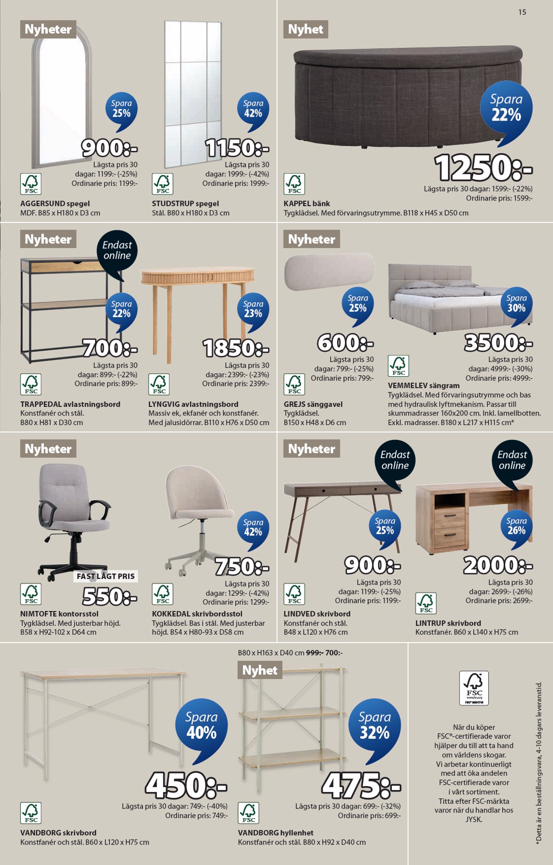 jysk - JYSK-reklambladet giltigt från 04/08 - 17/08 - page: 15