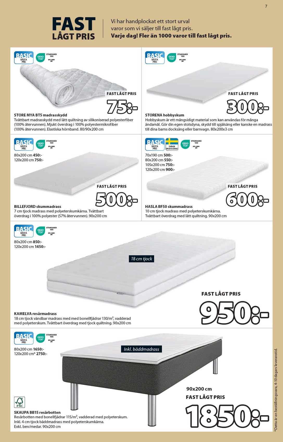 jysk - JYSK-reklambladet giltigt från 04/08 - 17/08 - page: 7