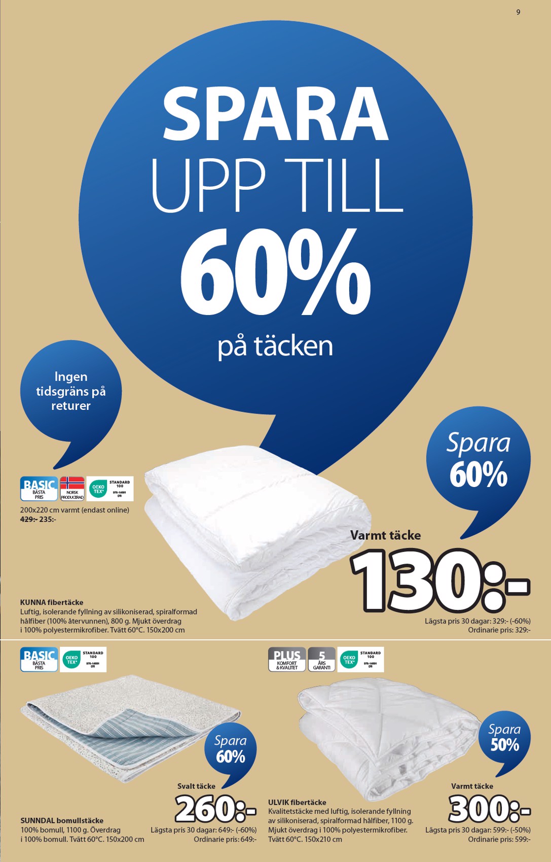 jysk - JYSK-reklambladet giltigt från 04/08 - 17/08 - page: 9