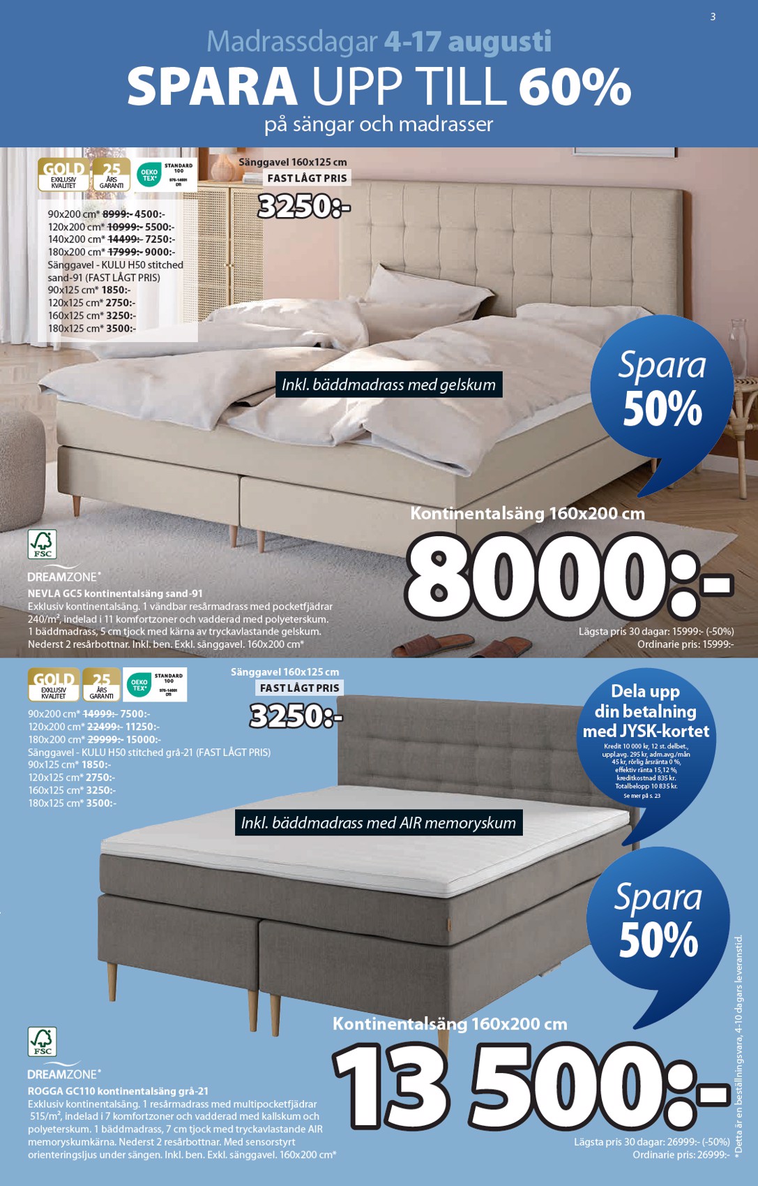 jysk - JYSK-reklambladet giltigt från 04/08 - 17/08 - page: 3