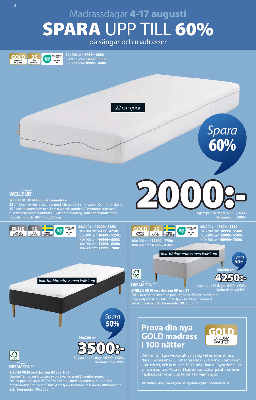 jysk - JYSK-reklambladet giltigt från 04/08 - 17/08 - page: 2