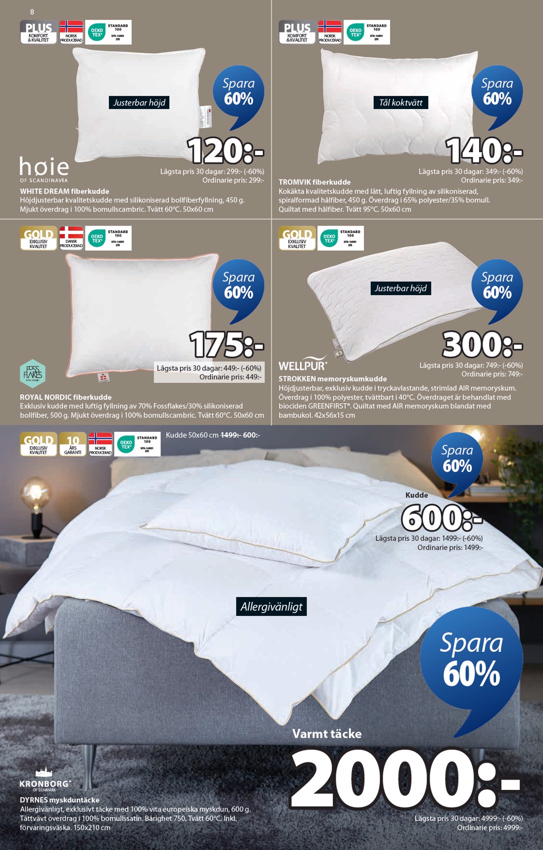 jysk - JYSK-reklambladet giltigt från 04/08 - 17/08 - page: 8