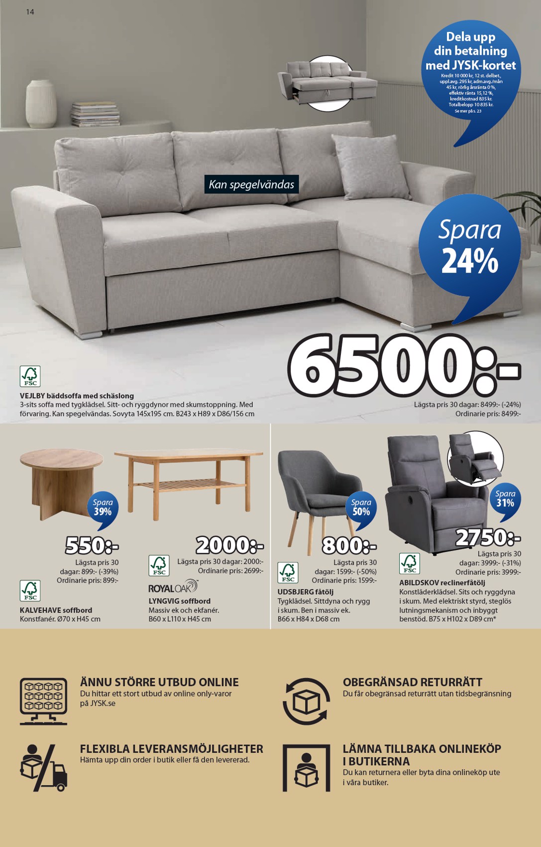 jysk - JYSK-reklambladet giltigt från 04/08 - 17/08 - page: 14