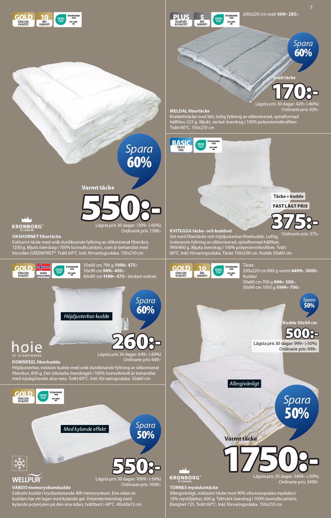 jysk - JYSK-reklambladet giltigt från 18/08 - 31/08 - page: 7