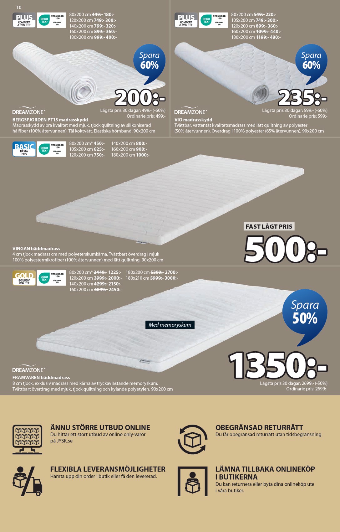 jysk - JYSK-reklambladet giltigt från 18/08 - 31/08 - page: 10