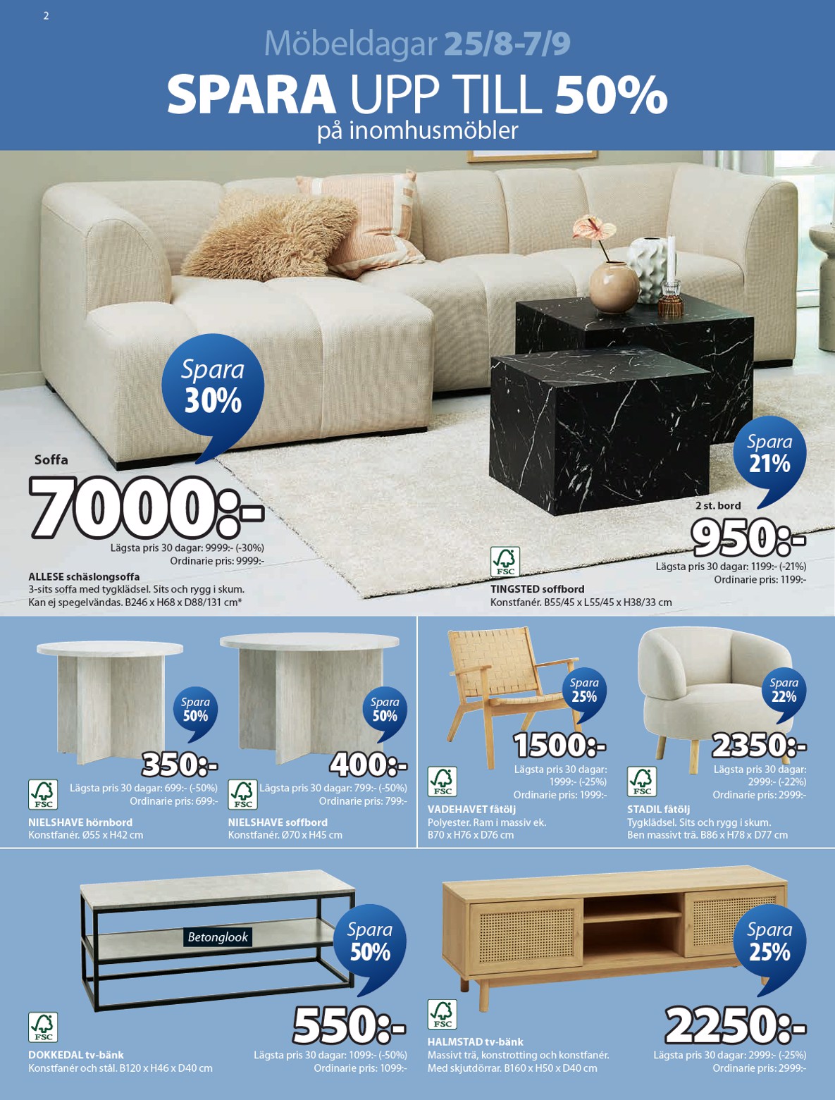 jysk - JYSK-reklambladet giltigt från 25/08 - 07/09 - page: 2