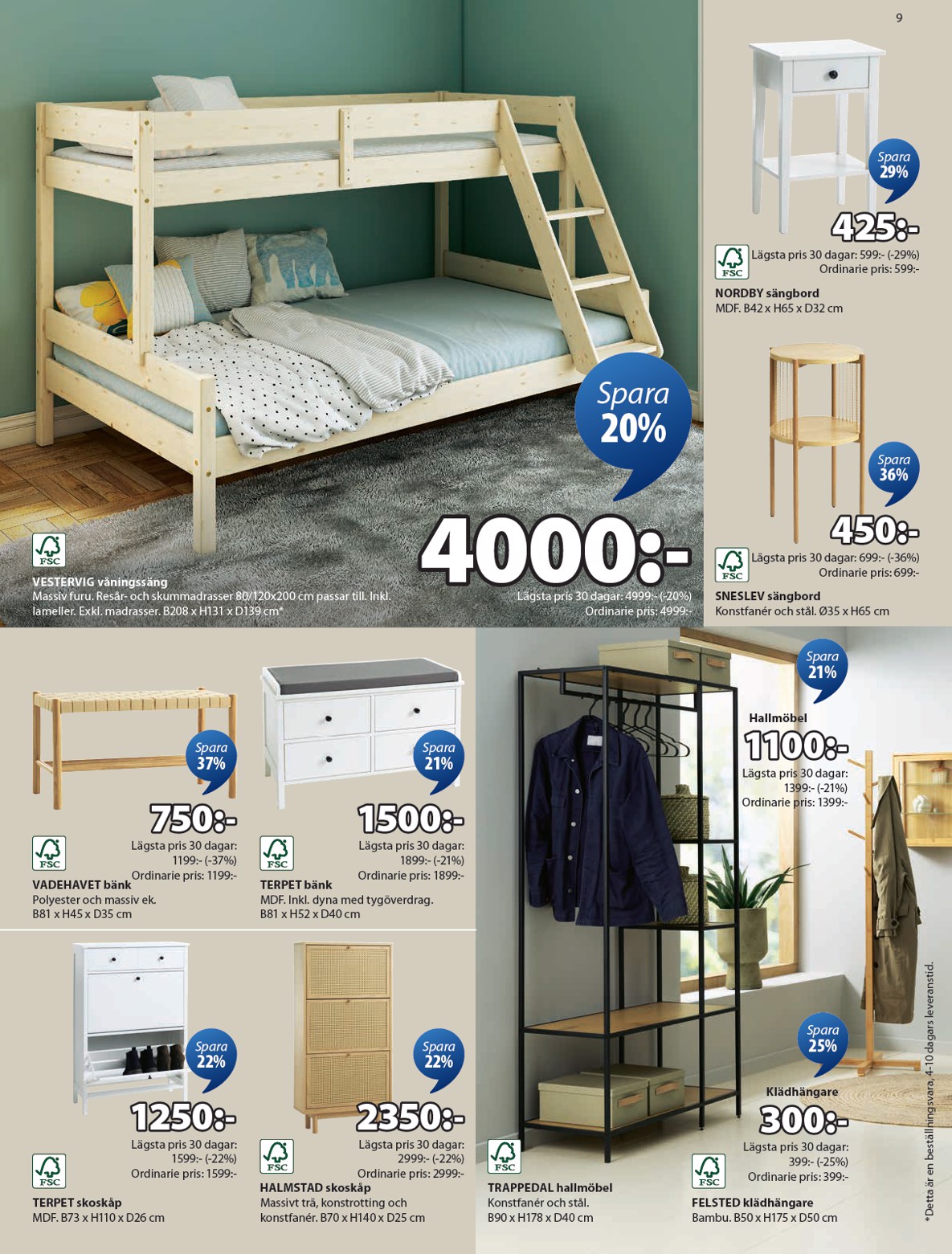 jysk - JYSK-reklambladet giltigt från 25/08 - 07/09 - page: 9