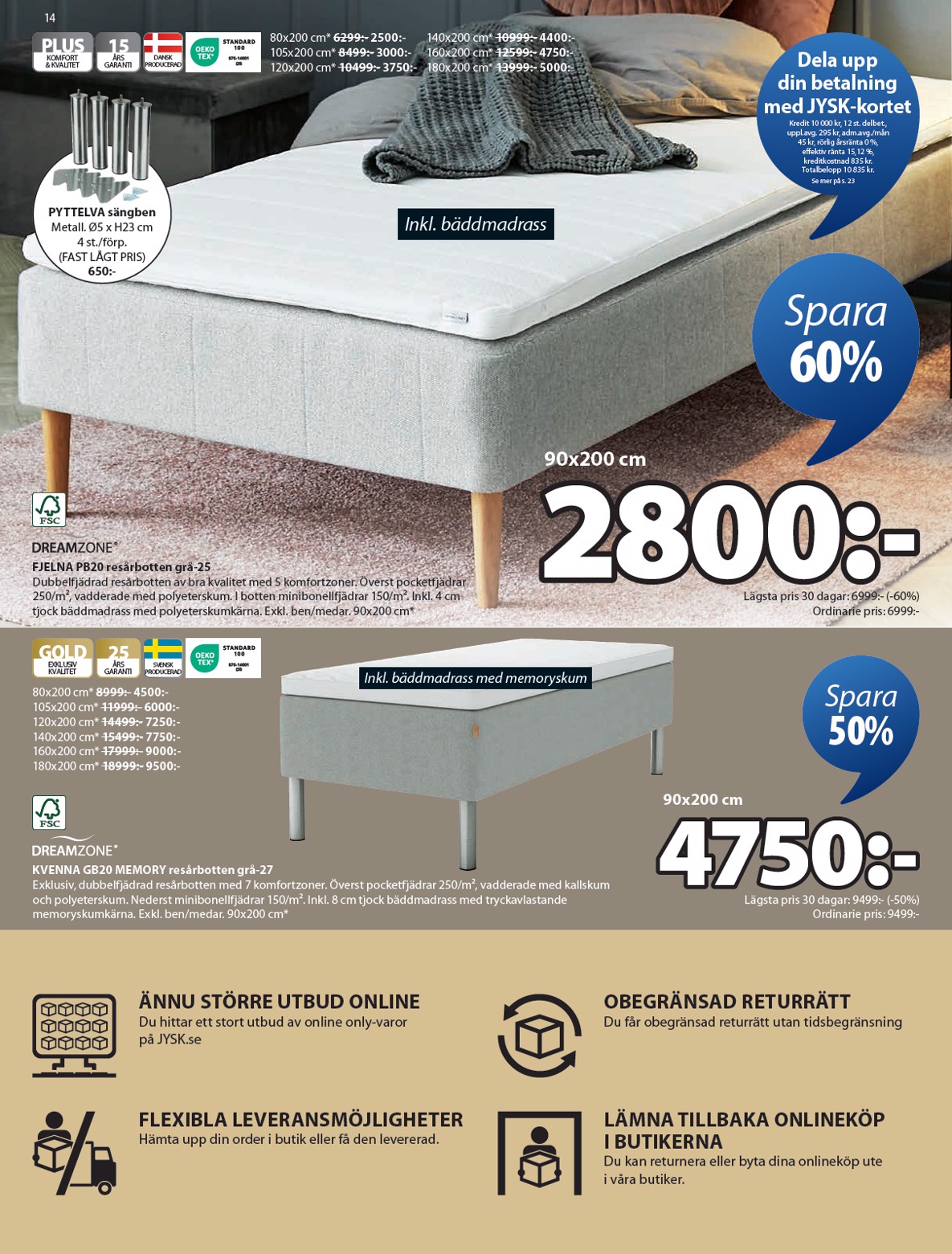 jysk - JYSK-reklambladet giltigt från 25/08 - 07/09 - page: 14