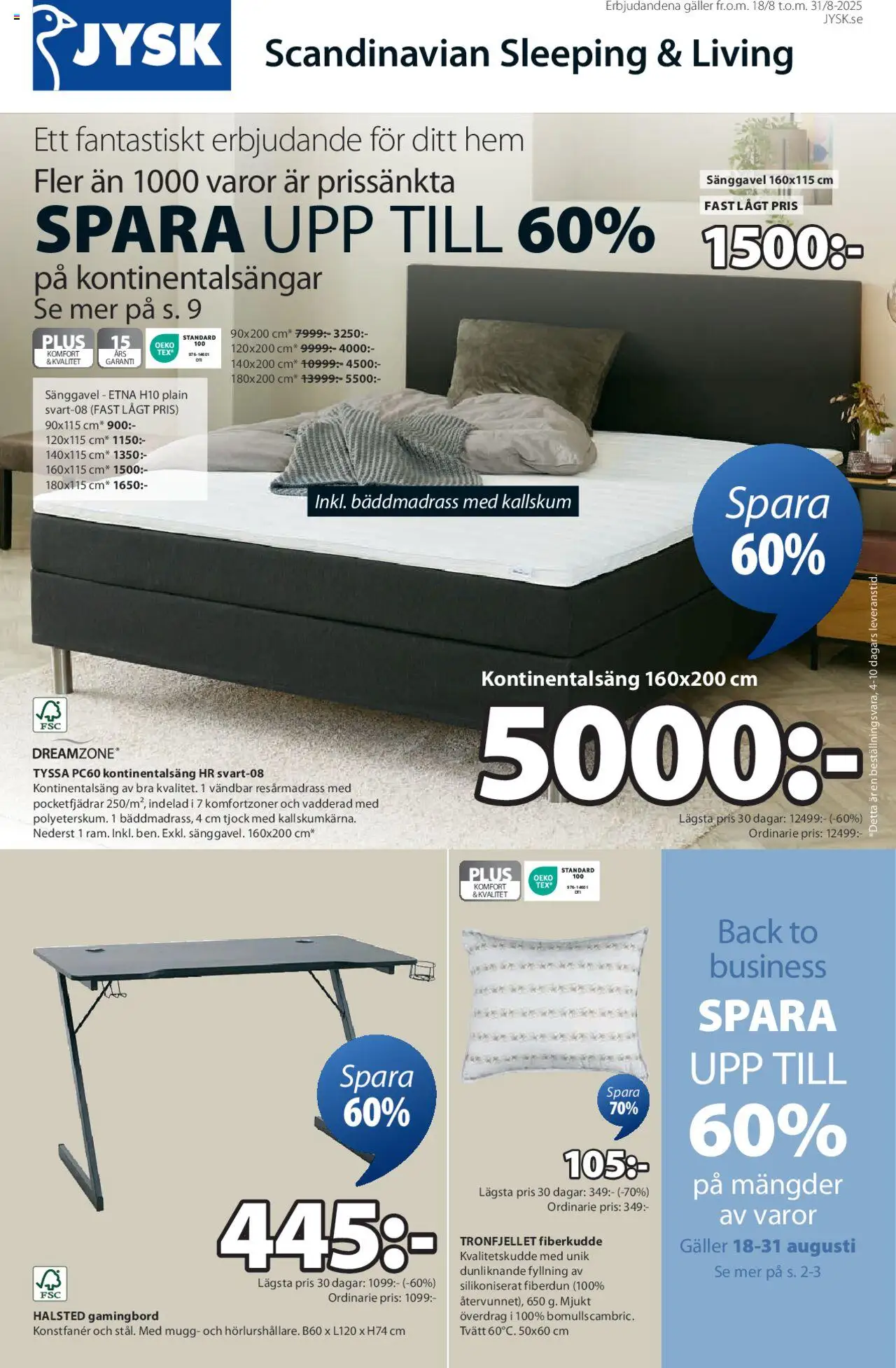 jysk - JYSK - erbjudanden från 18/08/2025