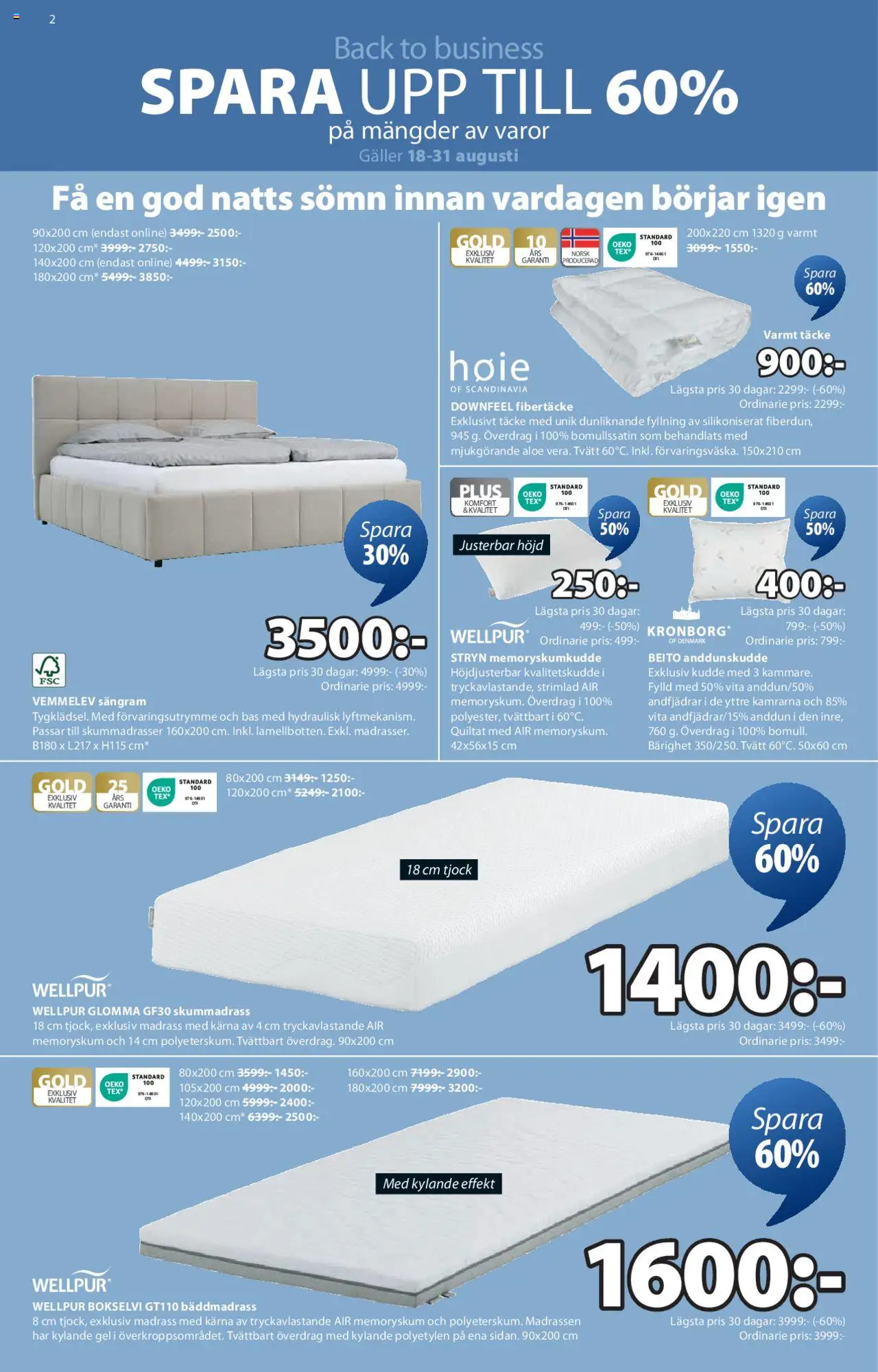 jysk - JYSK - erbjudanden från 18/08/2025 - page: 2