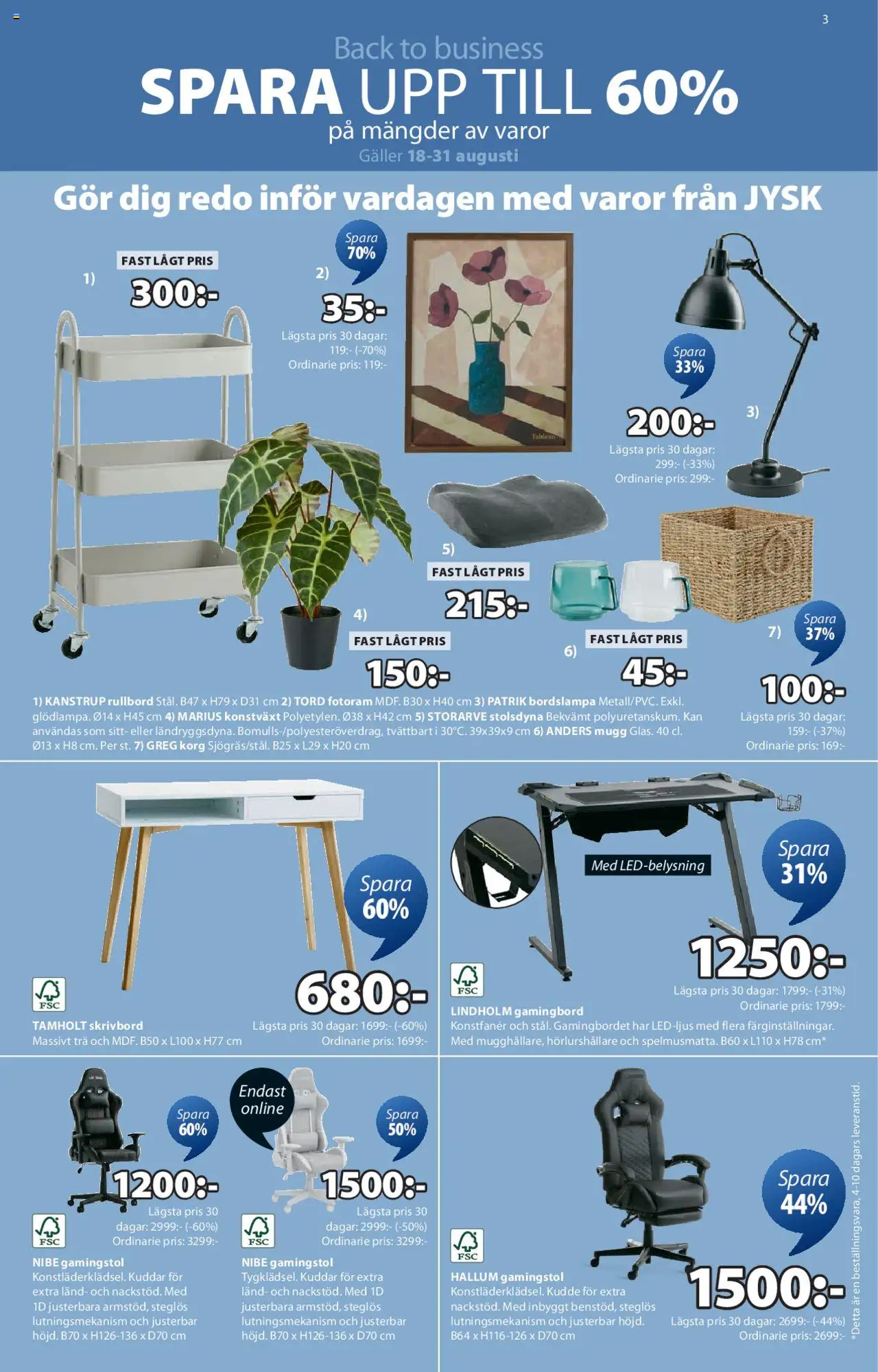 jysk - JYSK - erbjudanden från 18/08/2025 - page: 3