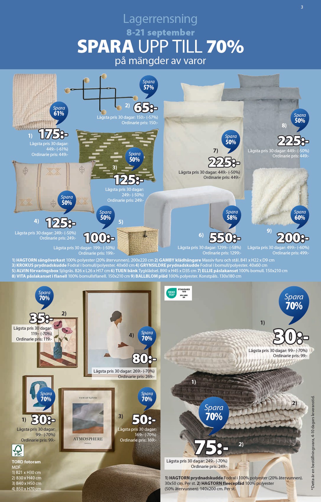 jysk - JYSK-reklambladet giltigt från 08/09 - 21/09 - page: 3