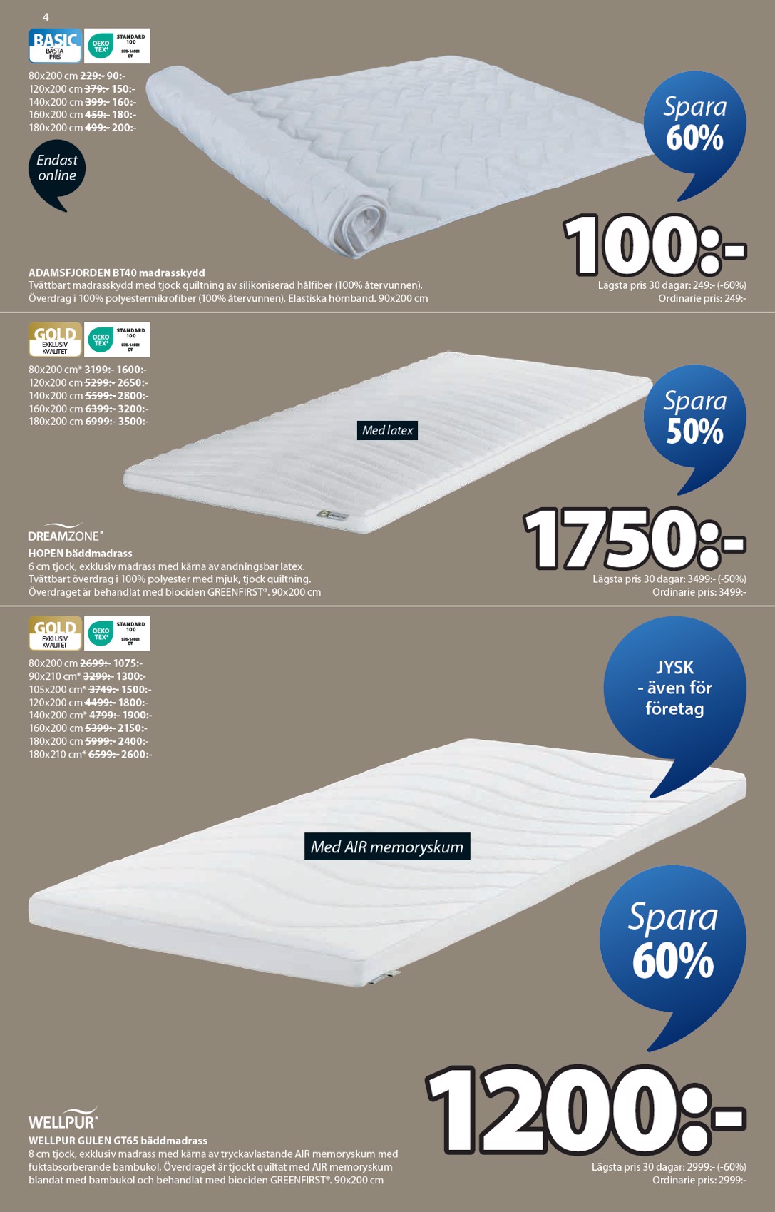 jysk - JYSK-reklambladet giltigt från 08/09 - 21/09 - page: 4
