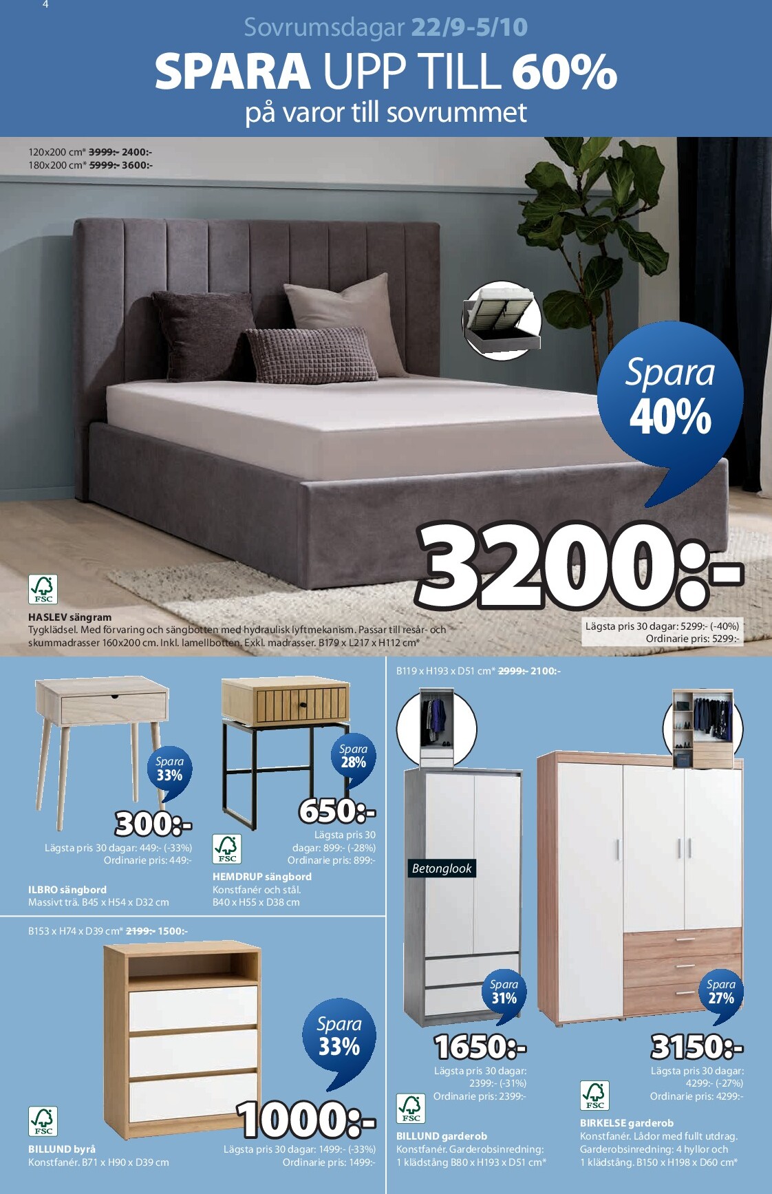 jysk - JYSK-reklambladet giltigt från 22/09 - 05/10 - page: 5