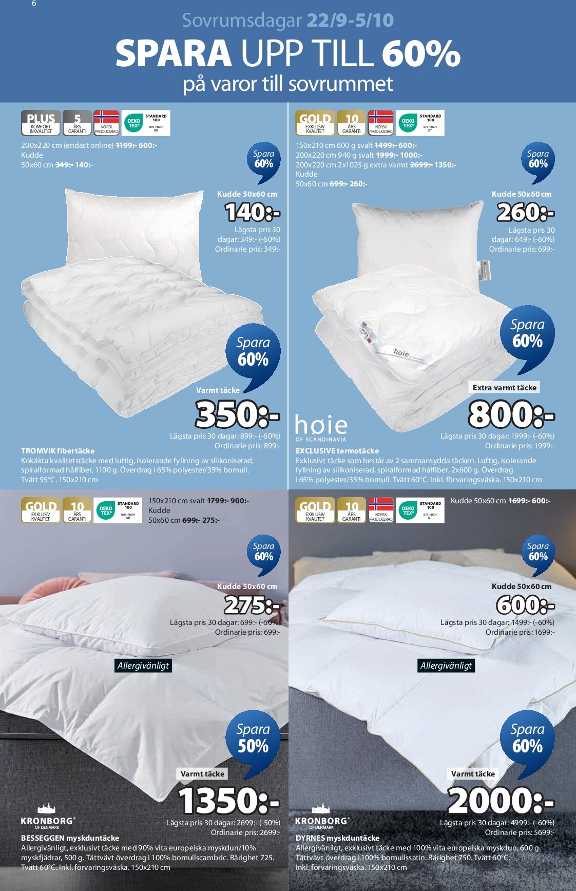 jysk - JYSK-reklambladet giltigt från 22/09 - 05/10 - page: 7