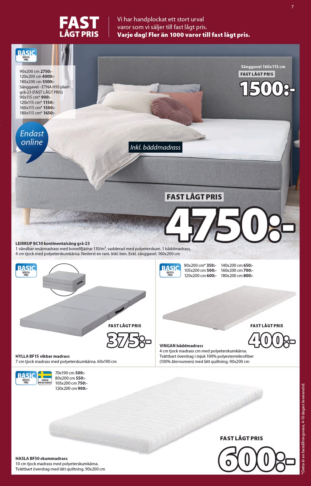 jysk - JYSK-reklambladet giltigt från 20/10 - 02/11 - page: 7