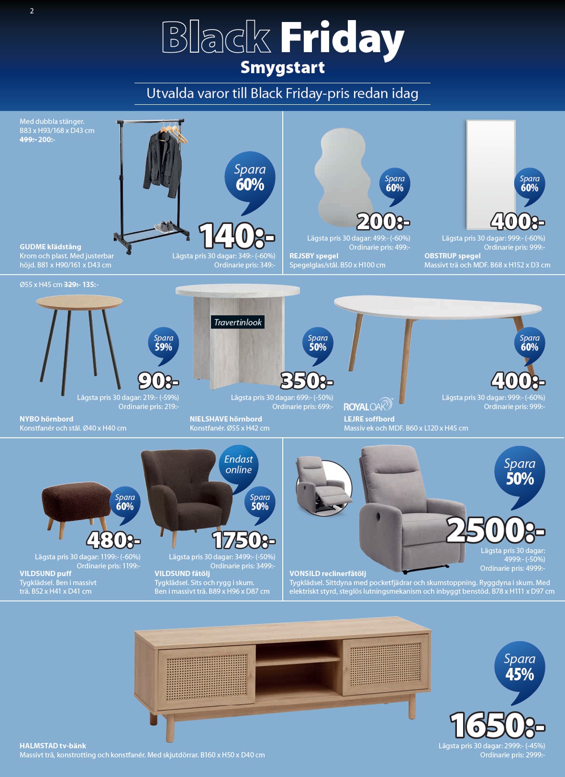 jysk - JYSK - Black Friday-reklambladet giltigt från 17/11 - 30/11 - page: 3