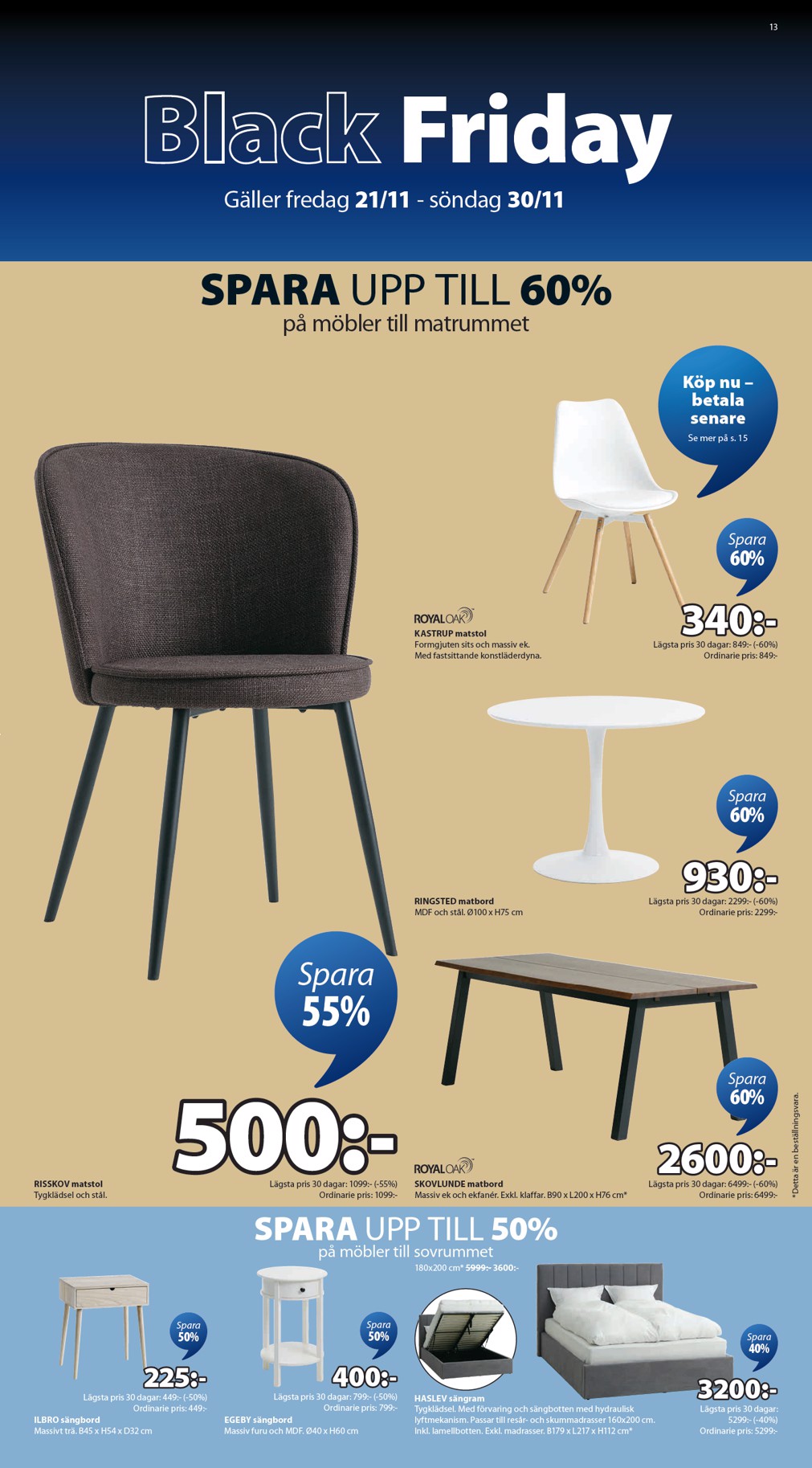 jysk - JYSK-reklambladet giltigt från 21/11 - 30/11 - page: 13