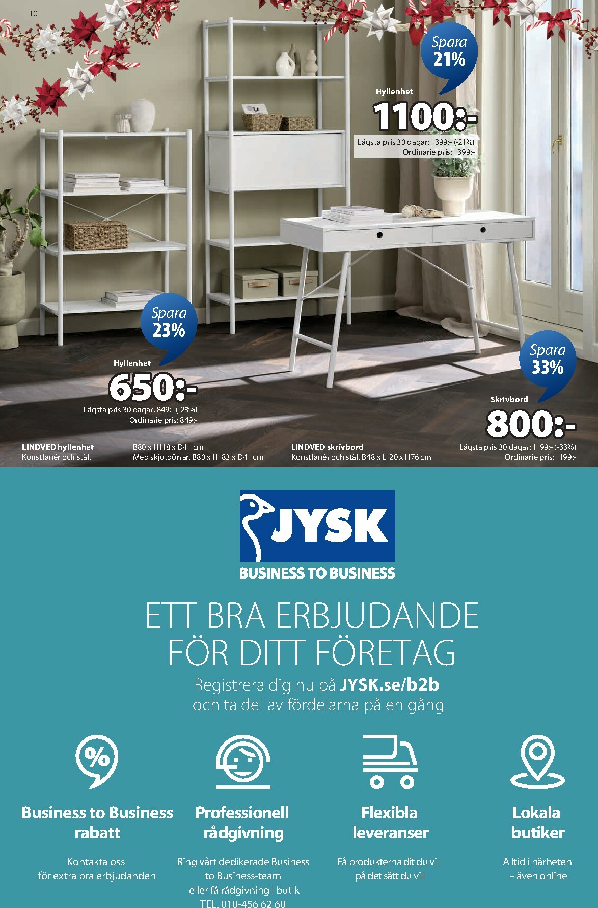 jysk - JYSK-reklambladet giltigt från 01/12 - 14/12 - page: 10
