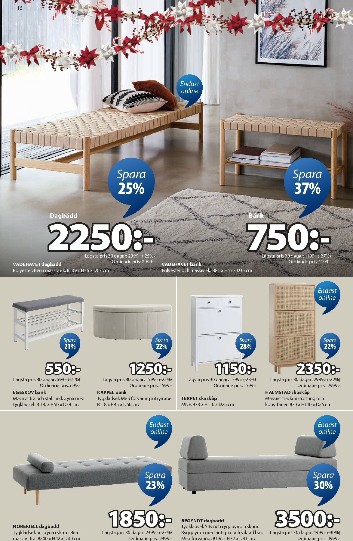 jysk - JYSK-reklambladet giltigt från 01/12 - 14/12 - page: 16