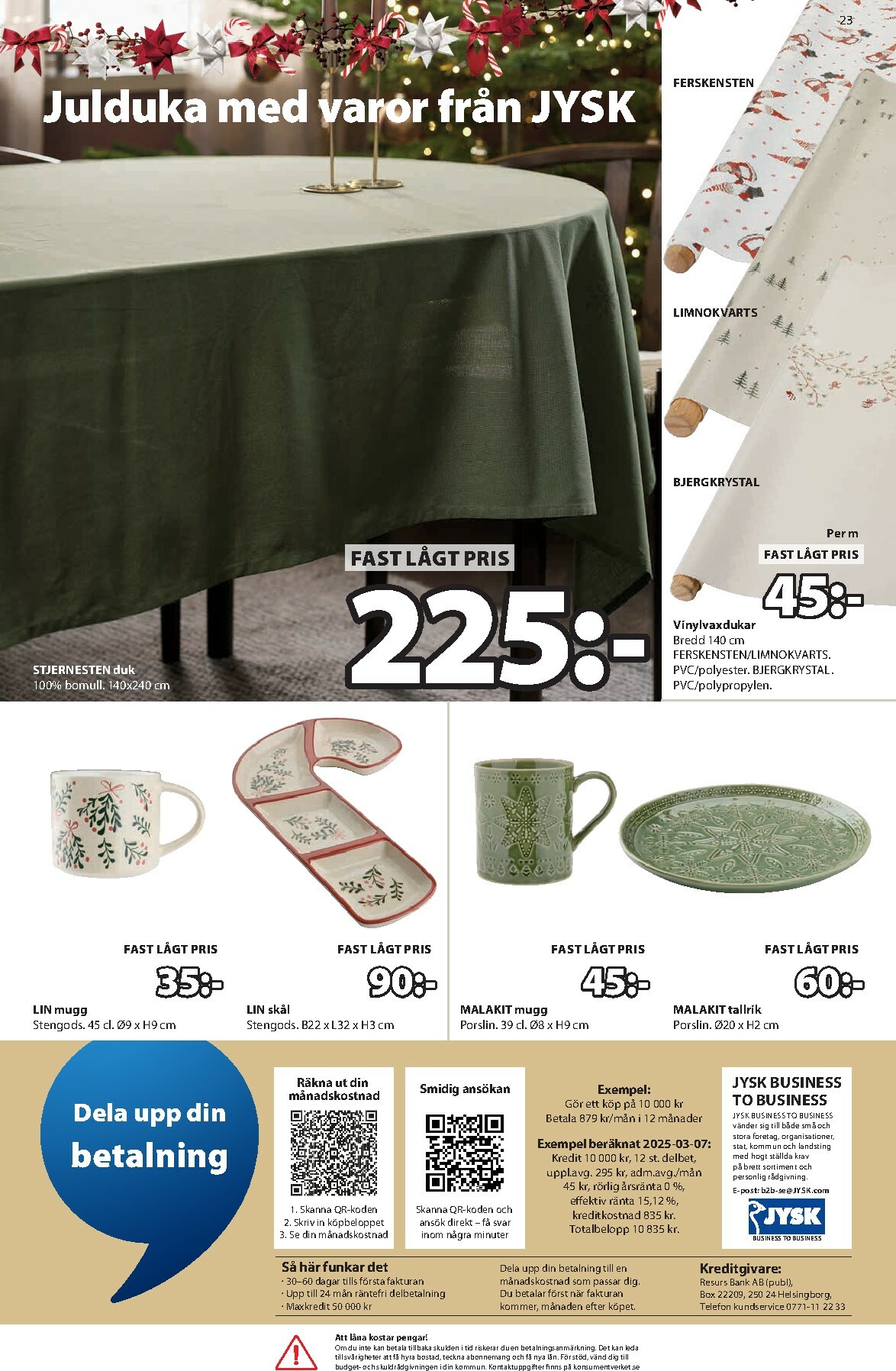 jysk - JYSK-reklambladet giltigt från 01/12 - 14/12 - page: 23