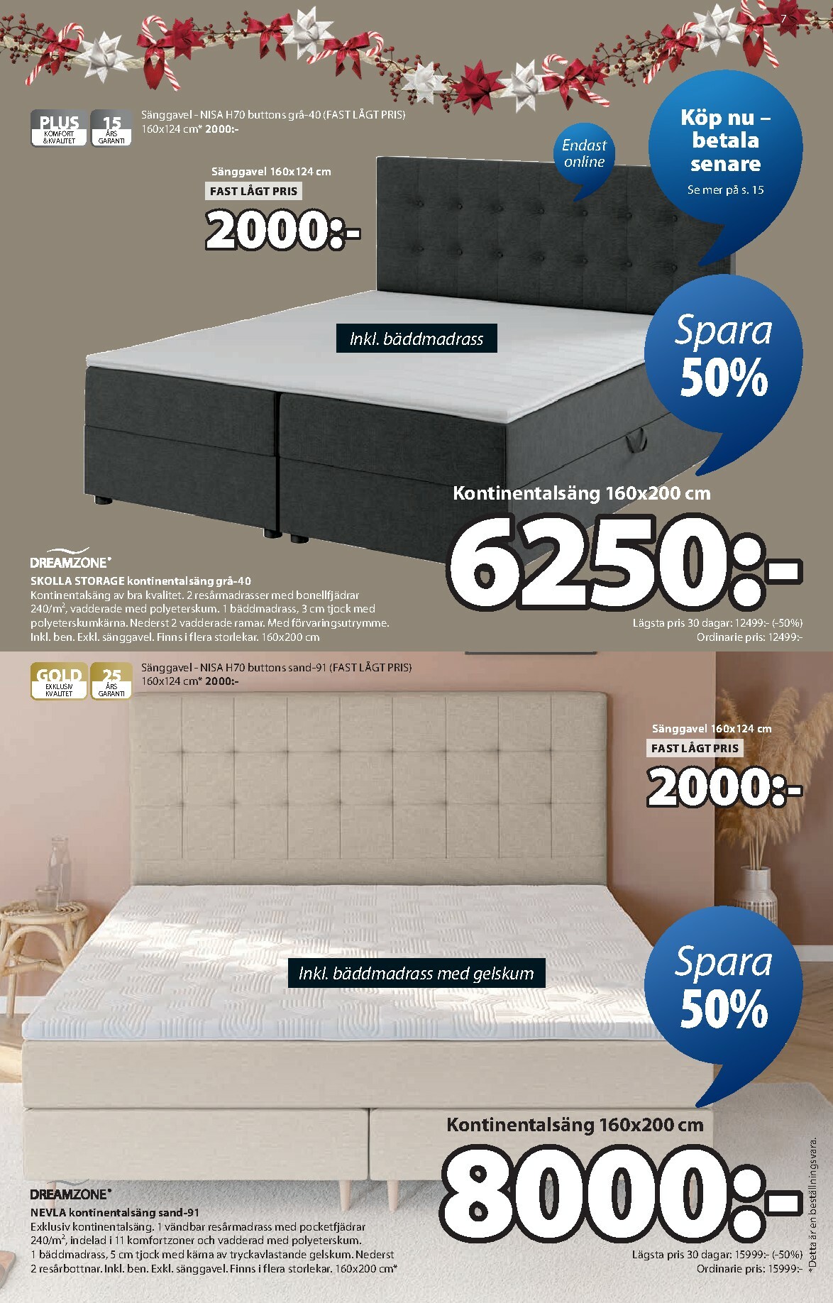 jysk - JYSK-reklambladet giltigt från 15/12 - 23/12 - page: 7