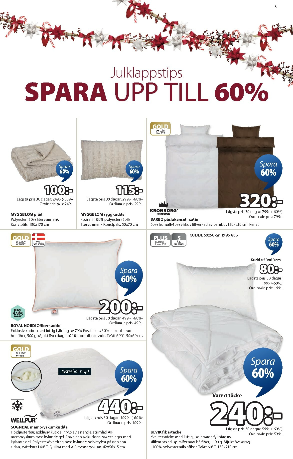 jysk - JYSK-reklambladet giltigt från 15/12 - 23/12 - page: 3