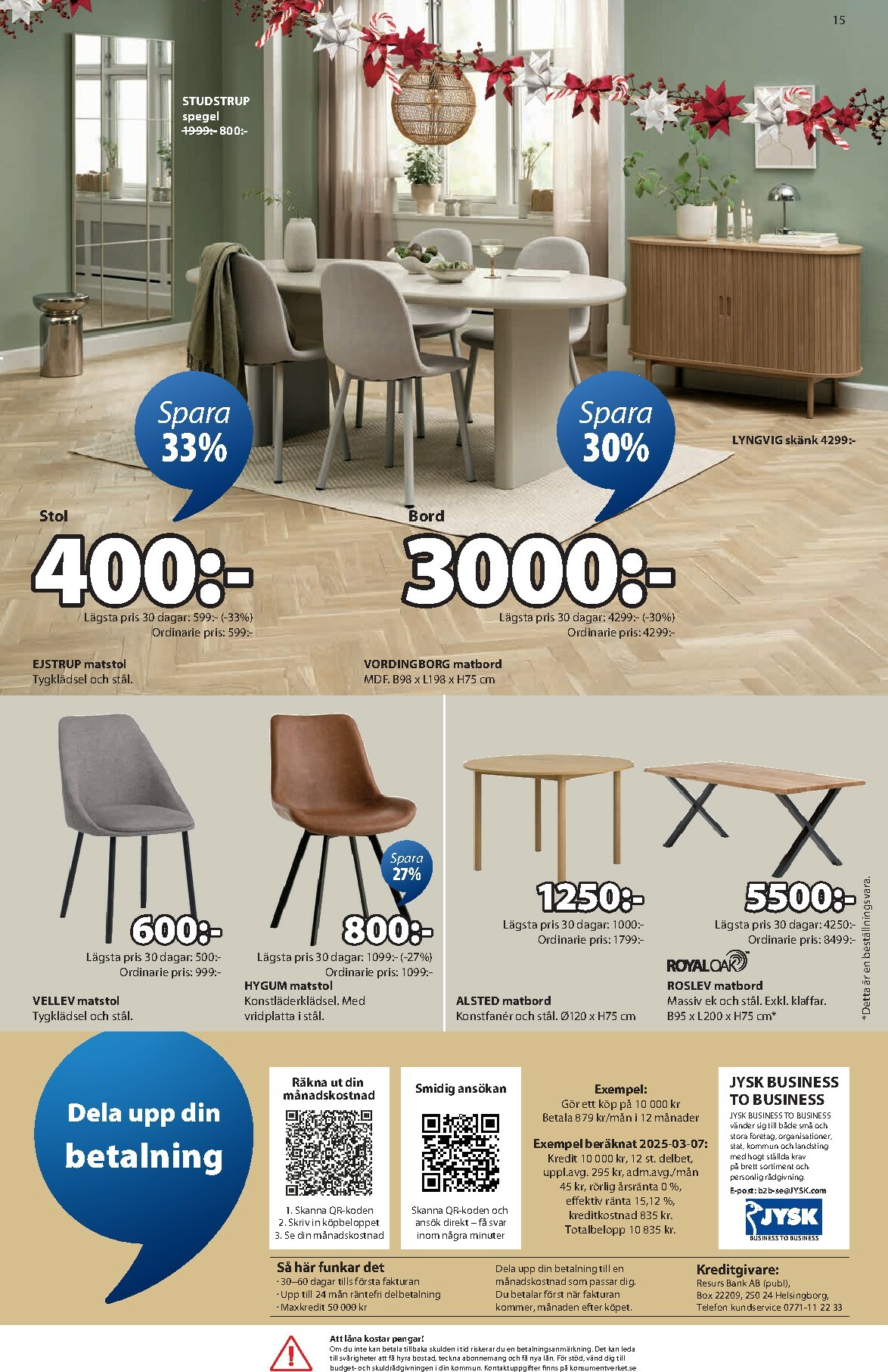 jysk - JYSK-reklambladet giltigt från 15/12 - 23/12 - page: 15