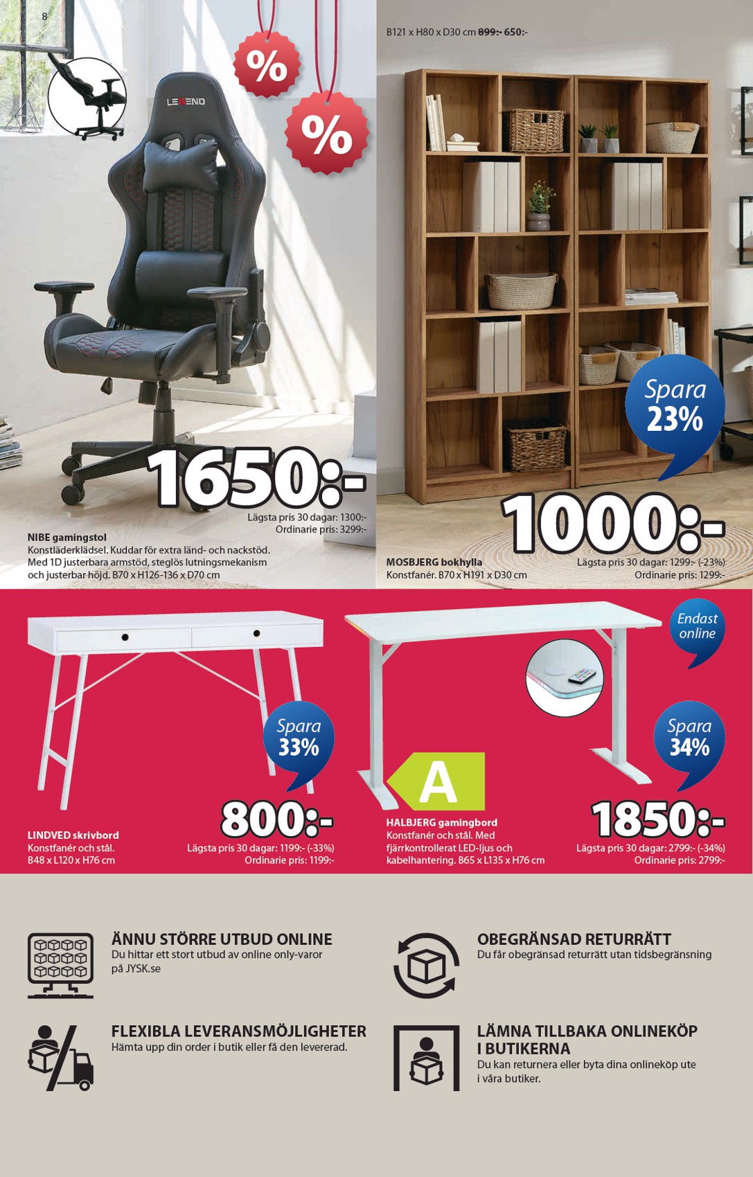 jysk - JYSK-reklambladet giltigt från 24/12 - 18/01 - page: 8