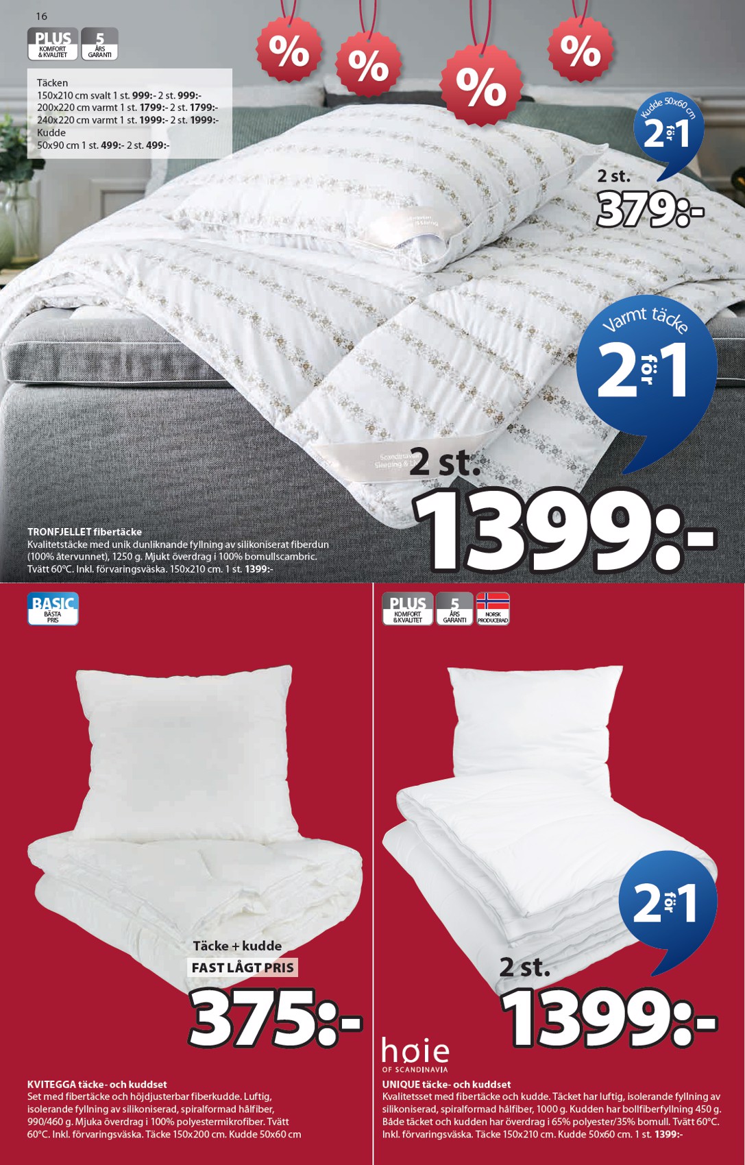 jysk - JYSK-reklambladet giltigt från 24/12 - 18/01 - page: 16