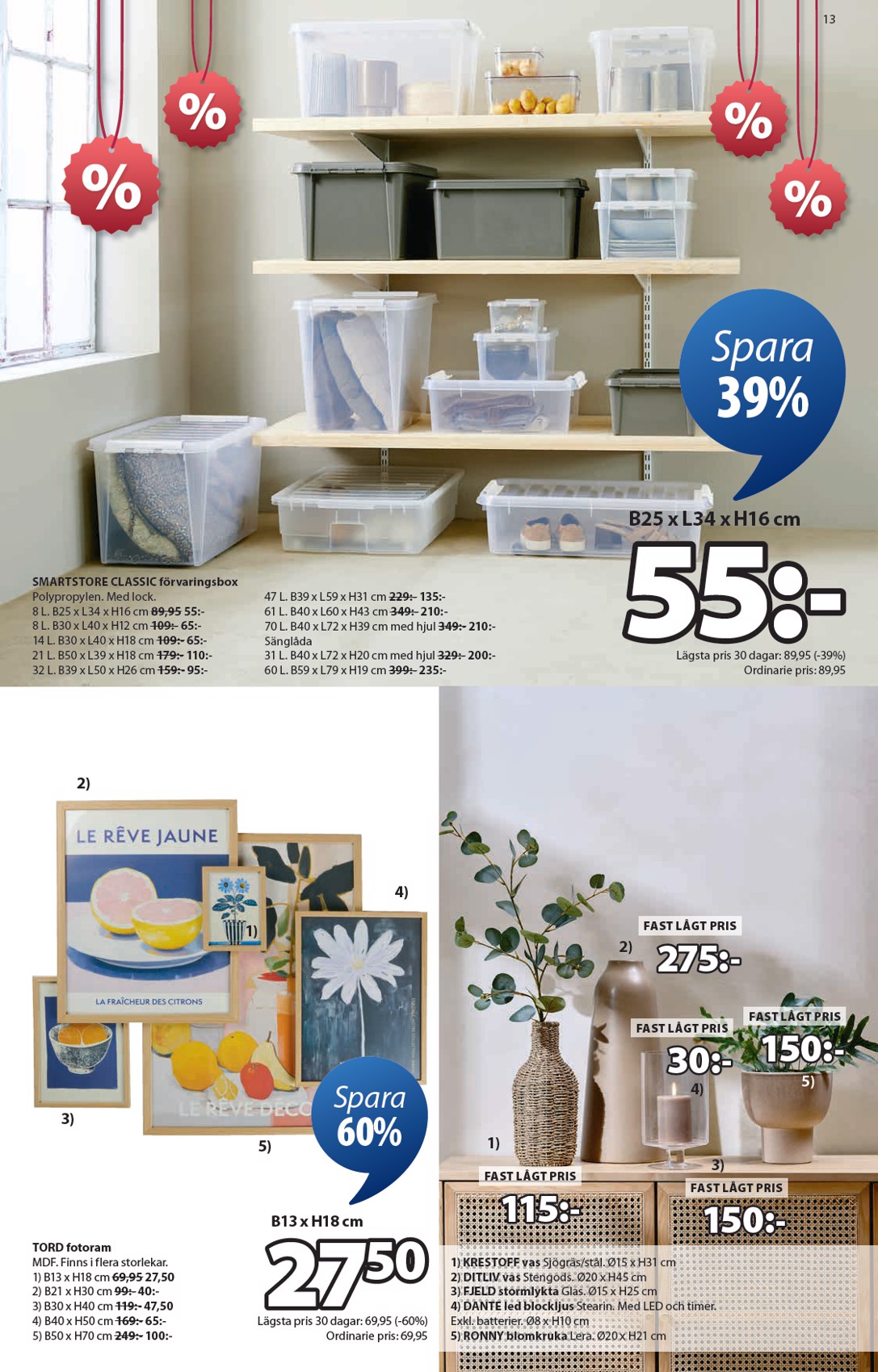 jysk - JYSK-reklambladet giltigt från 19/01 - 01/02 - page: 13