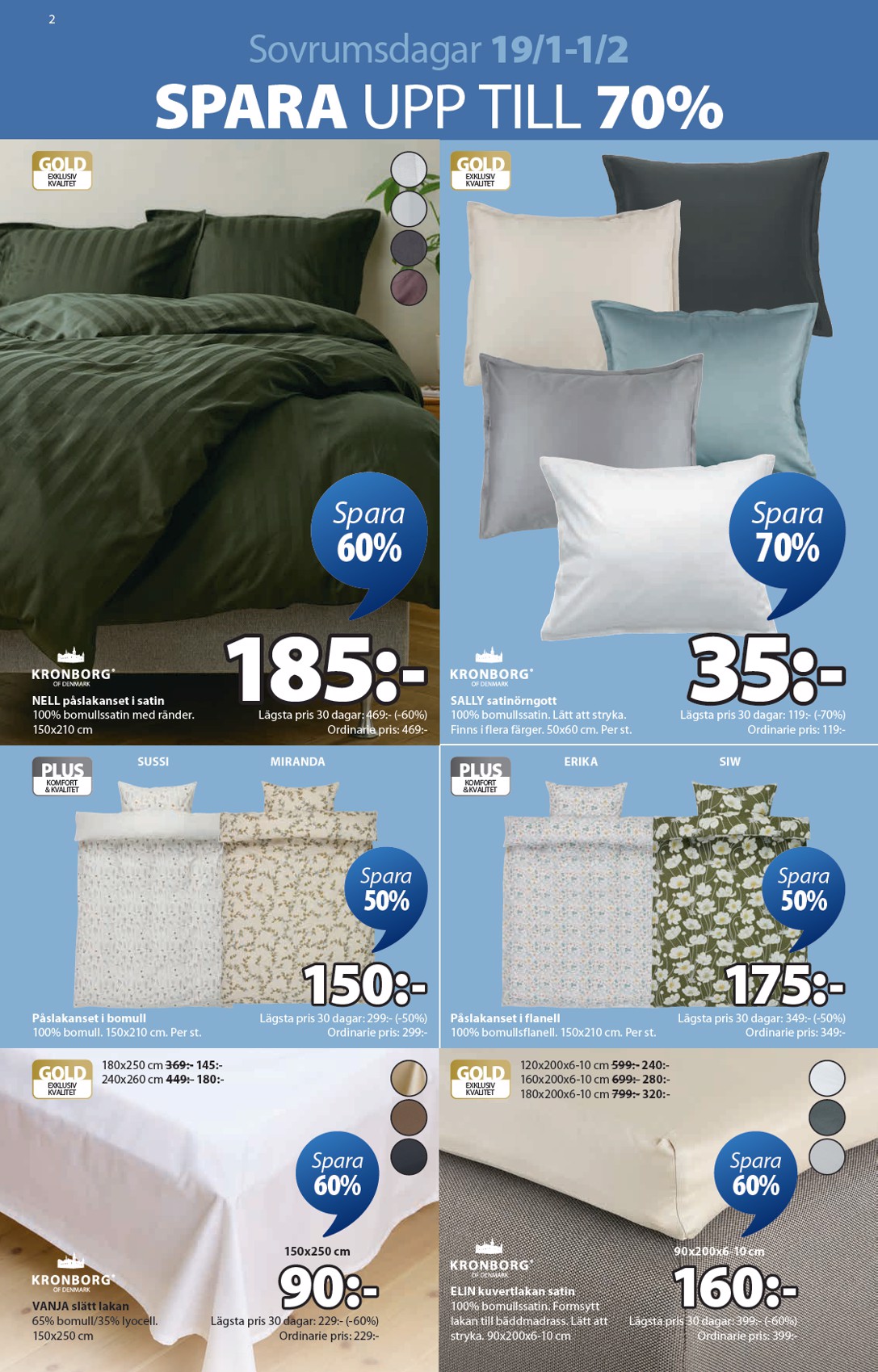 jysk - JYSK-reklambladet giltigt från 19/01 - 01/02 - page: 2