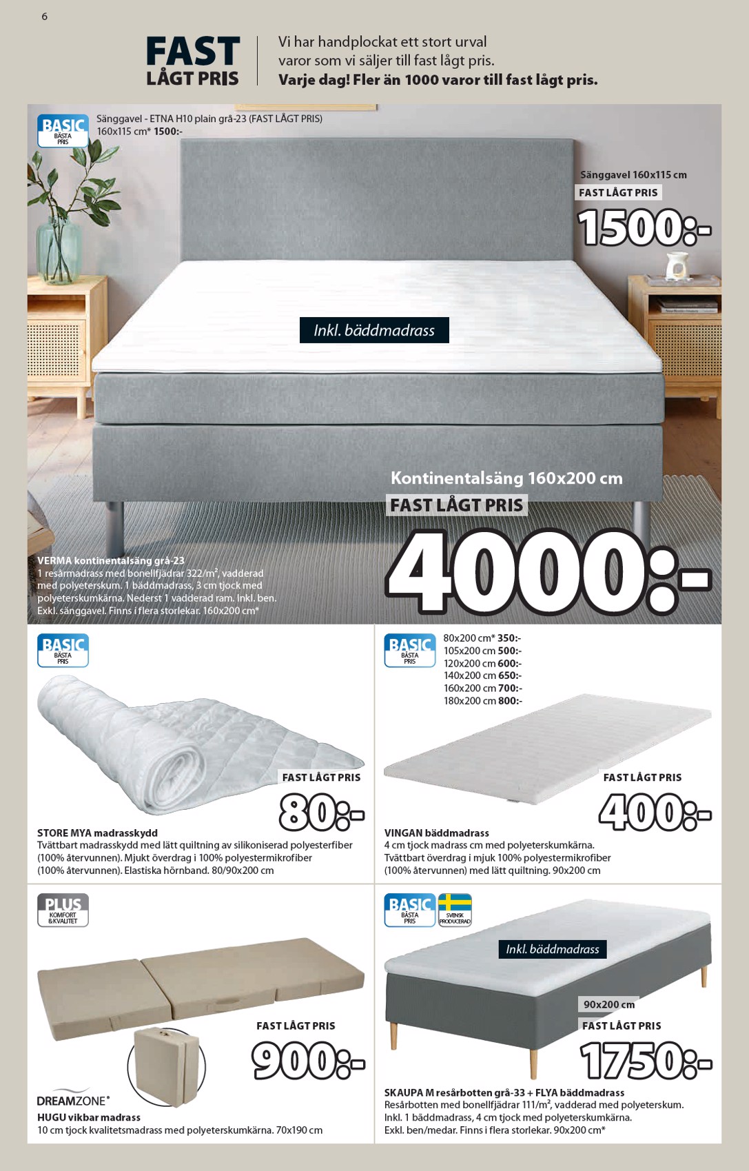 jysk - JYSK-reklambladet giltigt från 19/01 - 01/02 - page: 6