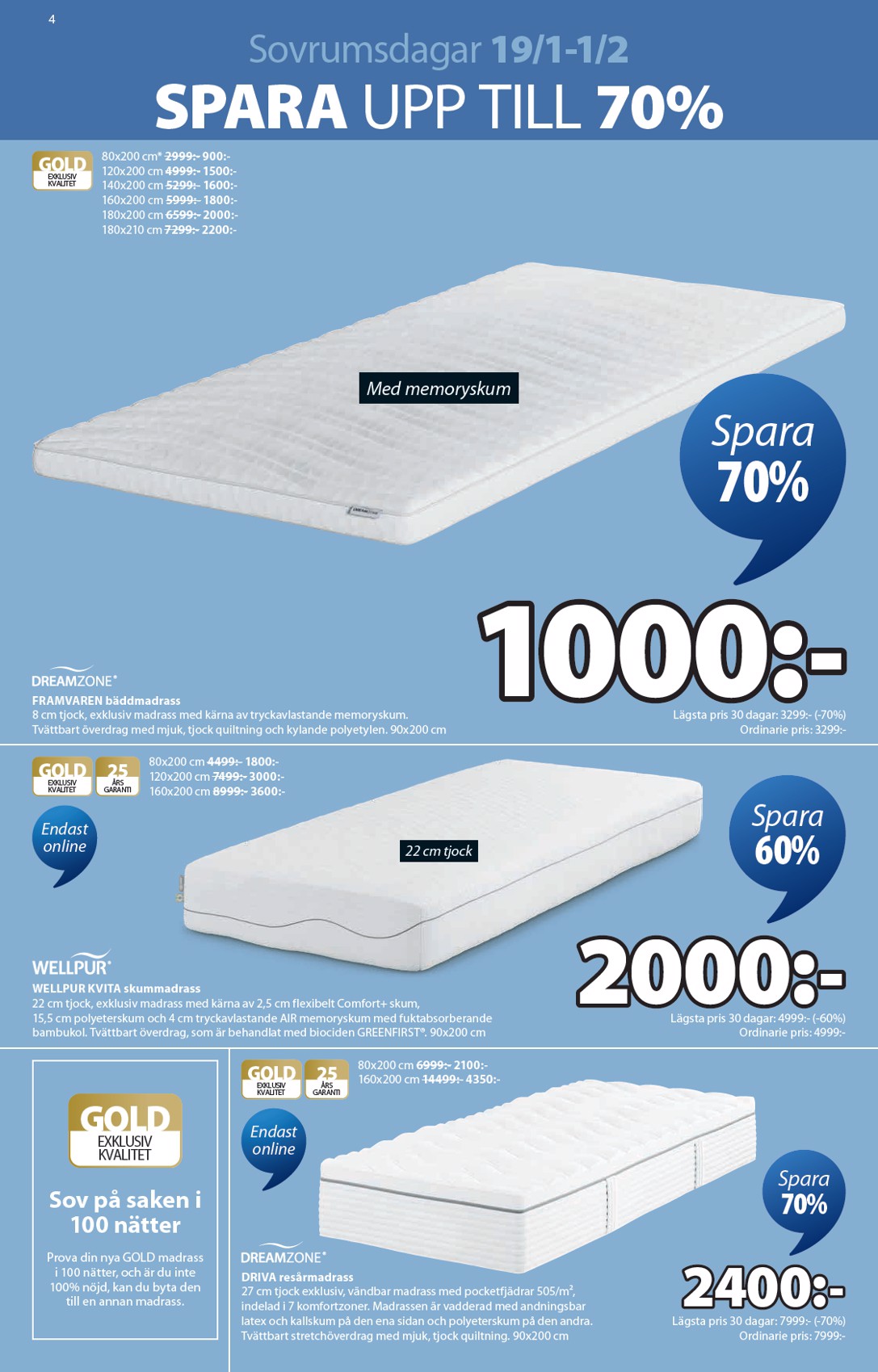 jysk - JYSK-reklambladet giltigt från 19/01 - 01/02 - page: 4